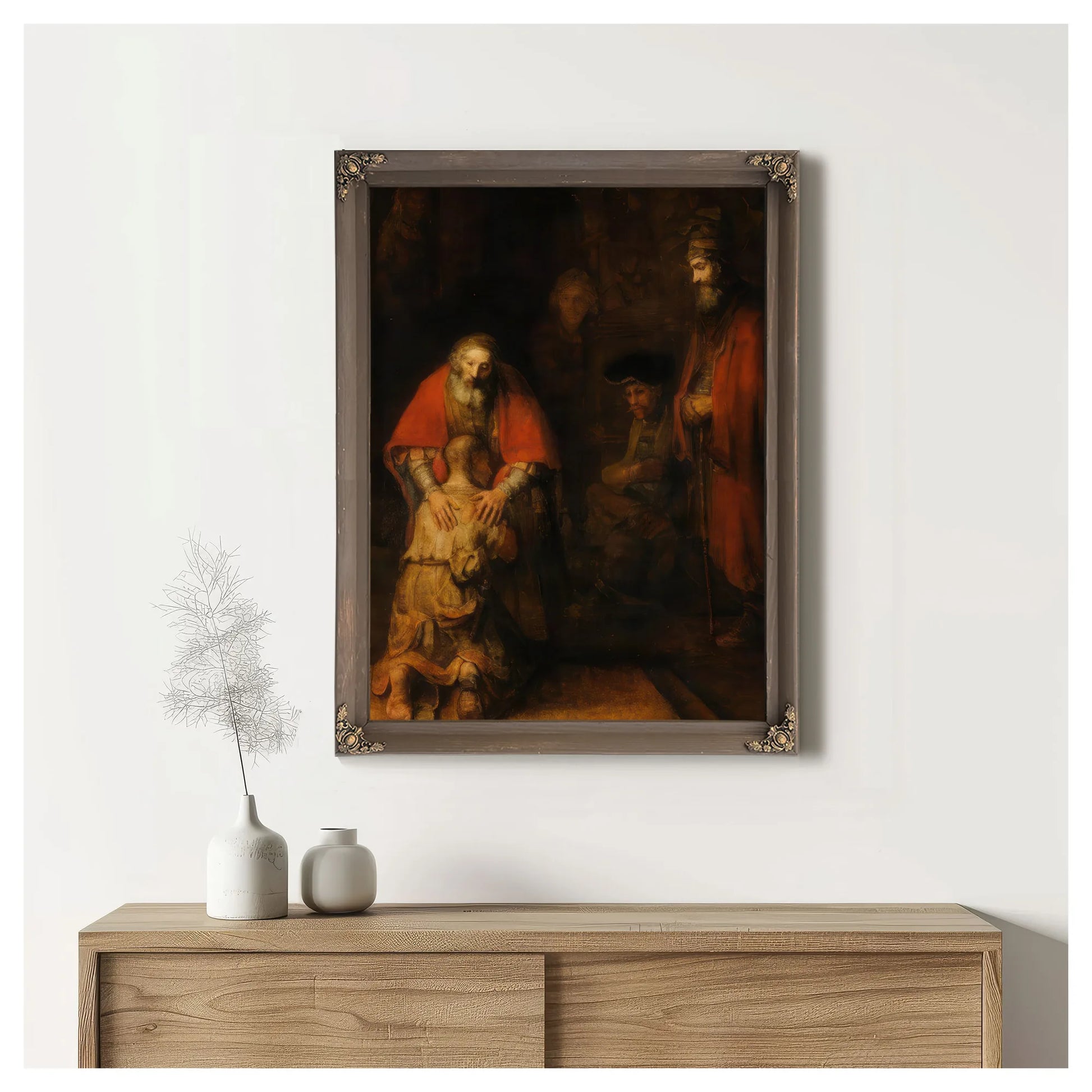 Return Of The Prodigal Son By Rembrandt Fine Art Print