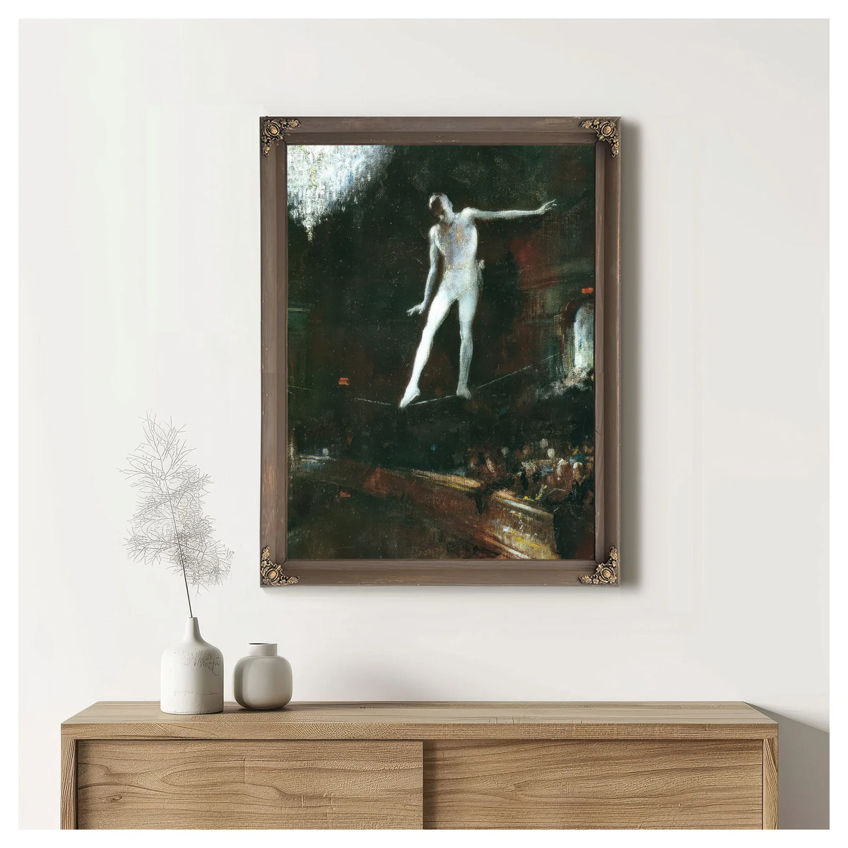 Tightrope Walker 1924 By Everett Shinn Fine Art Print