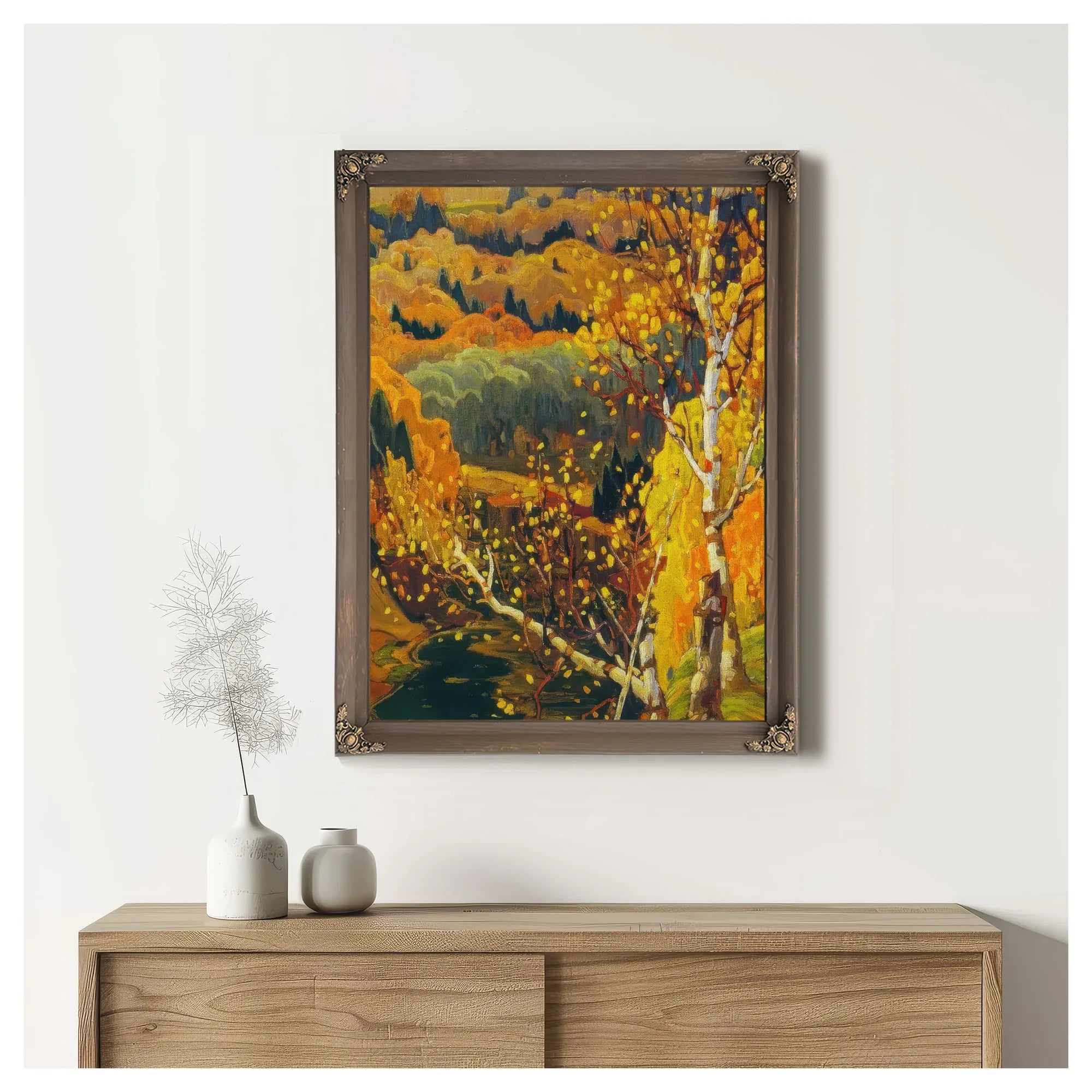 October Gold By Frank Carmichael Fine Art Print
