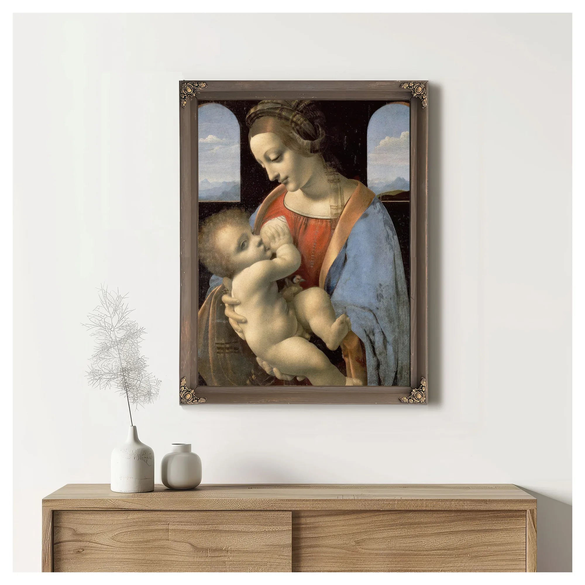 The Madonna Litta By Leonardo Da Vinci Fine Art Print