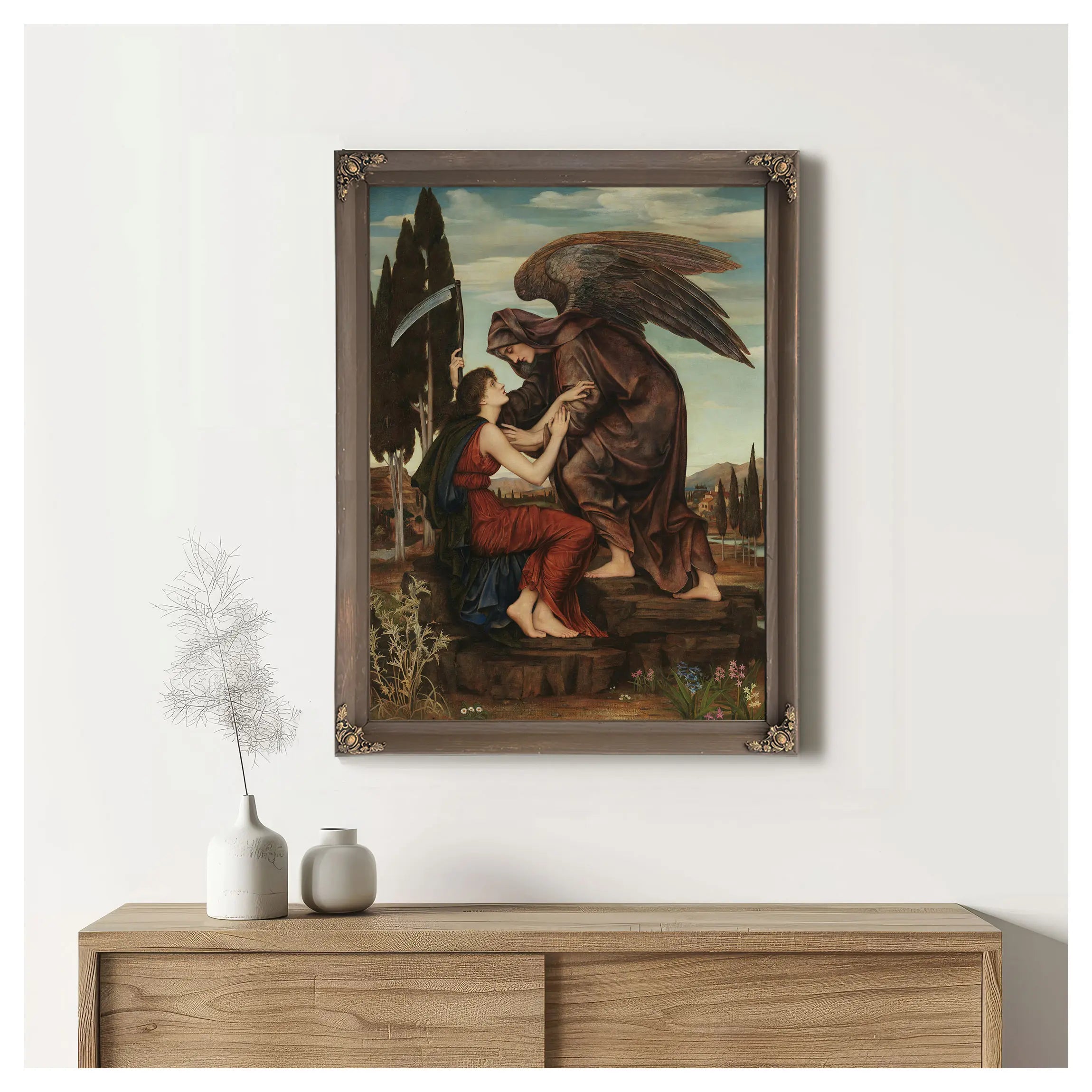 The Angel Of Death by Evelyn De Morgan