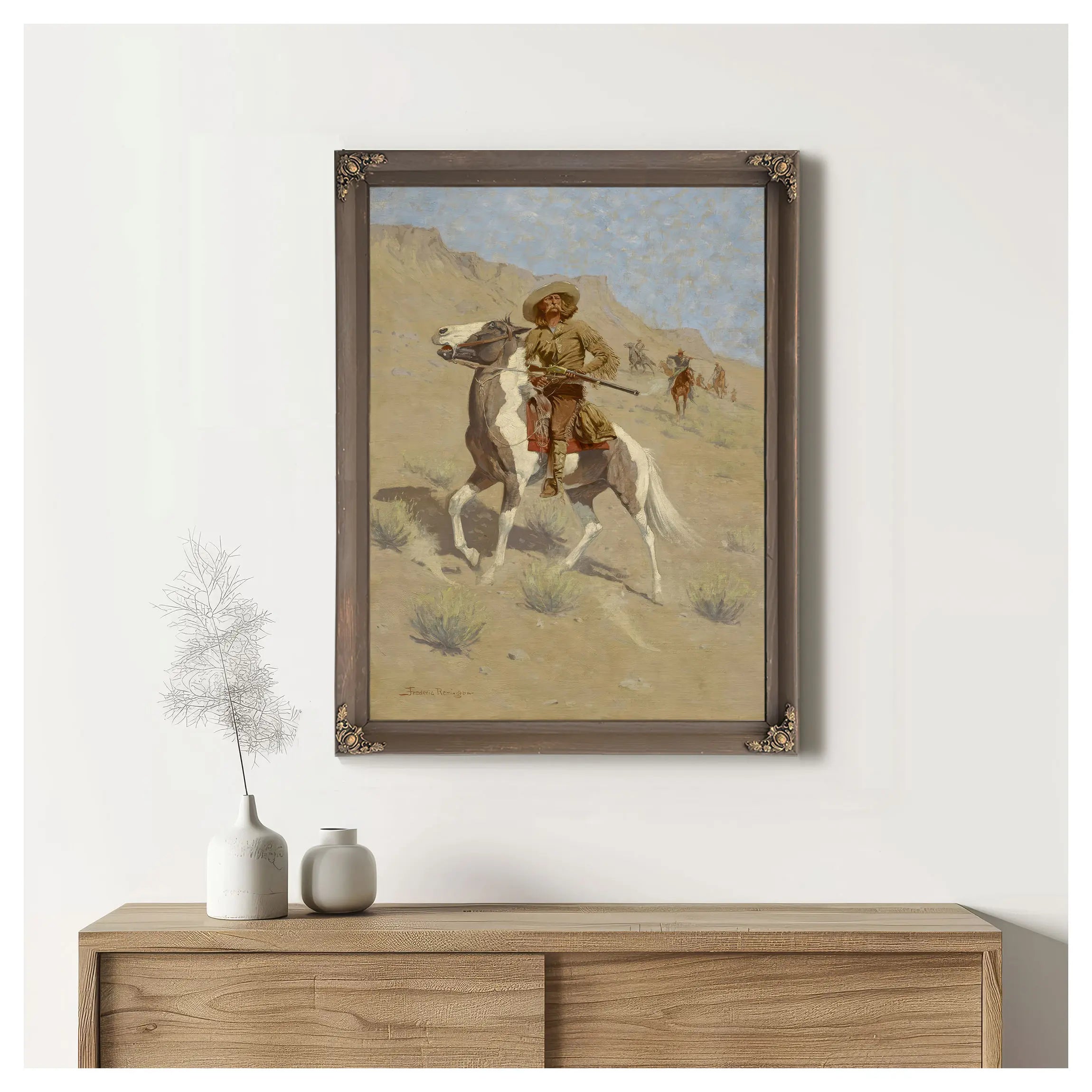 The Scout C  by Frederic Remington