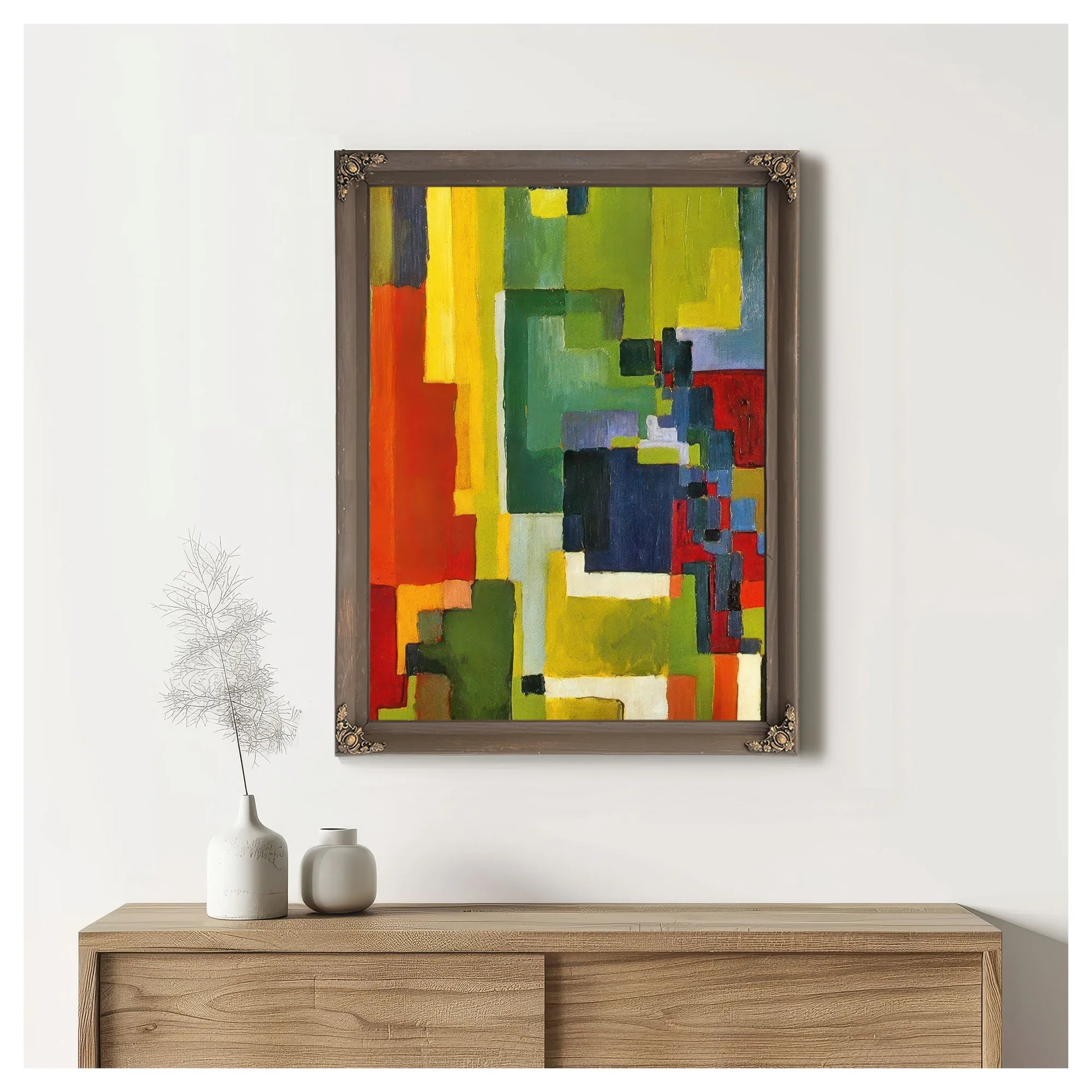 Coloured Forms Ii By August Macke Fine Art Print