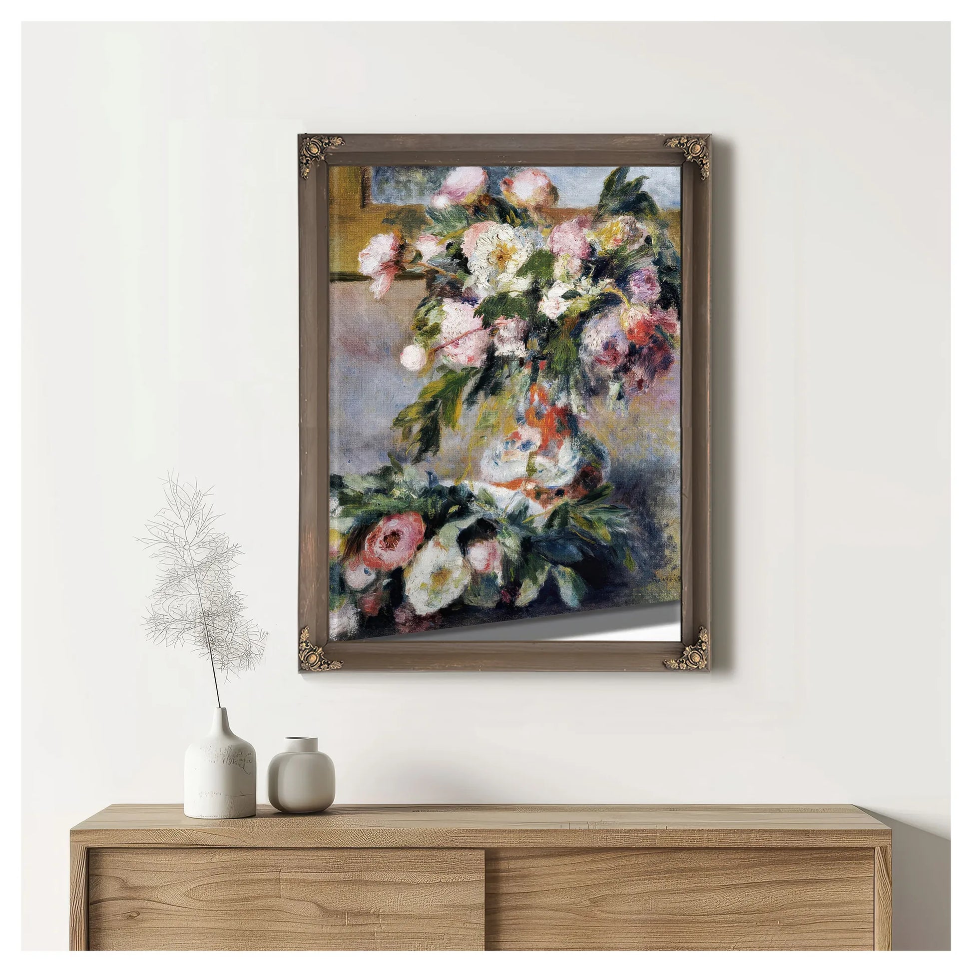 Peonies By Pierre Auguste Renoir Fine Art Print