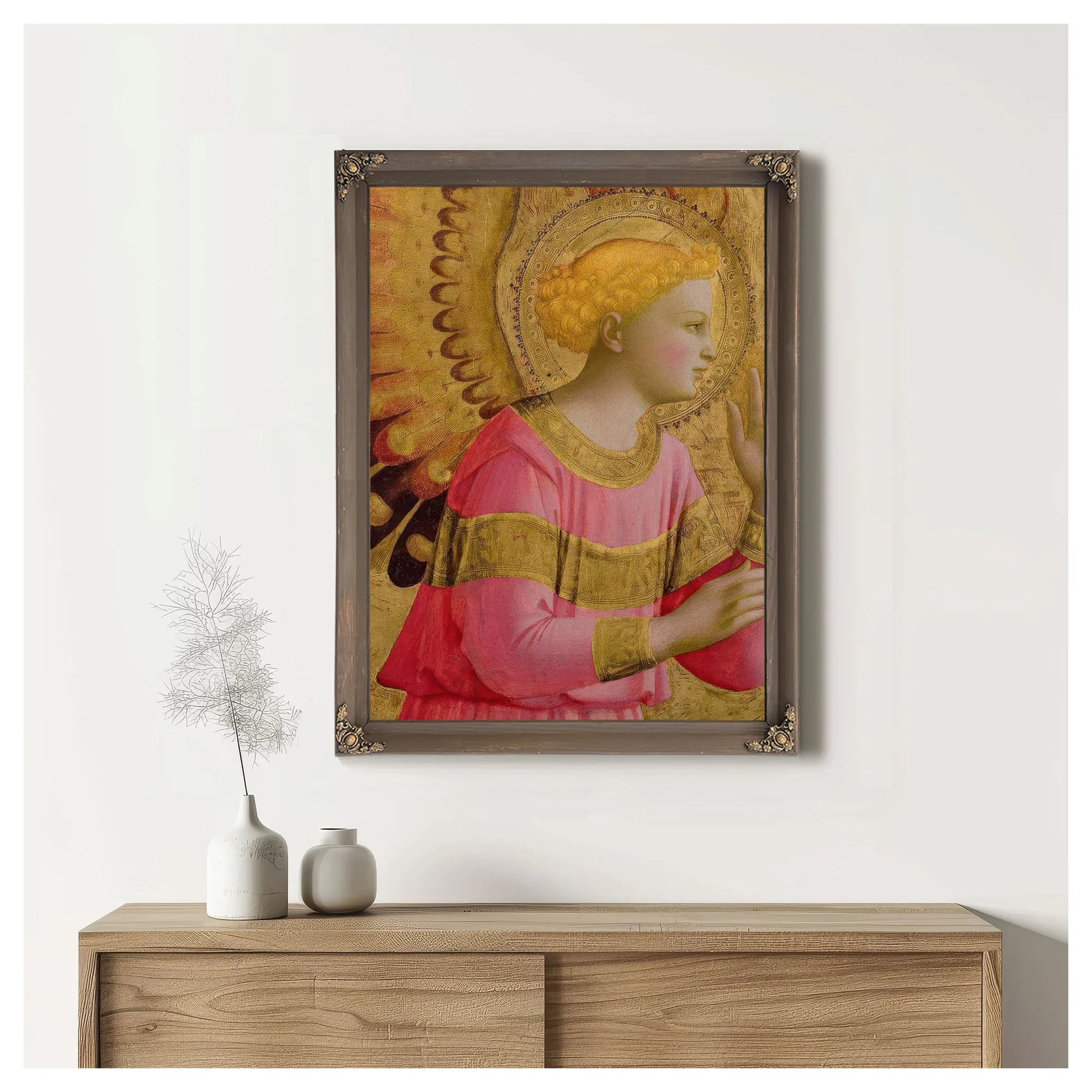 Annunciatory Angel By Fra Angelico Fine Art Print