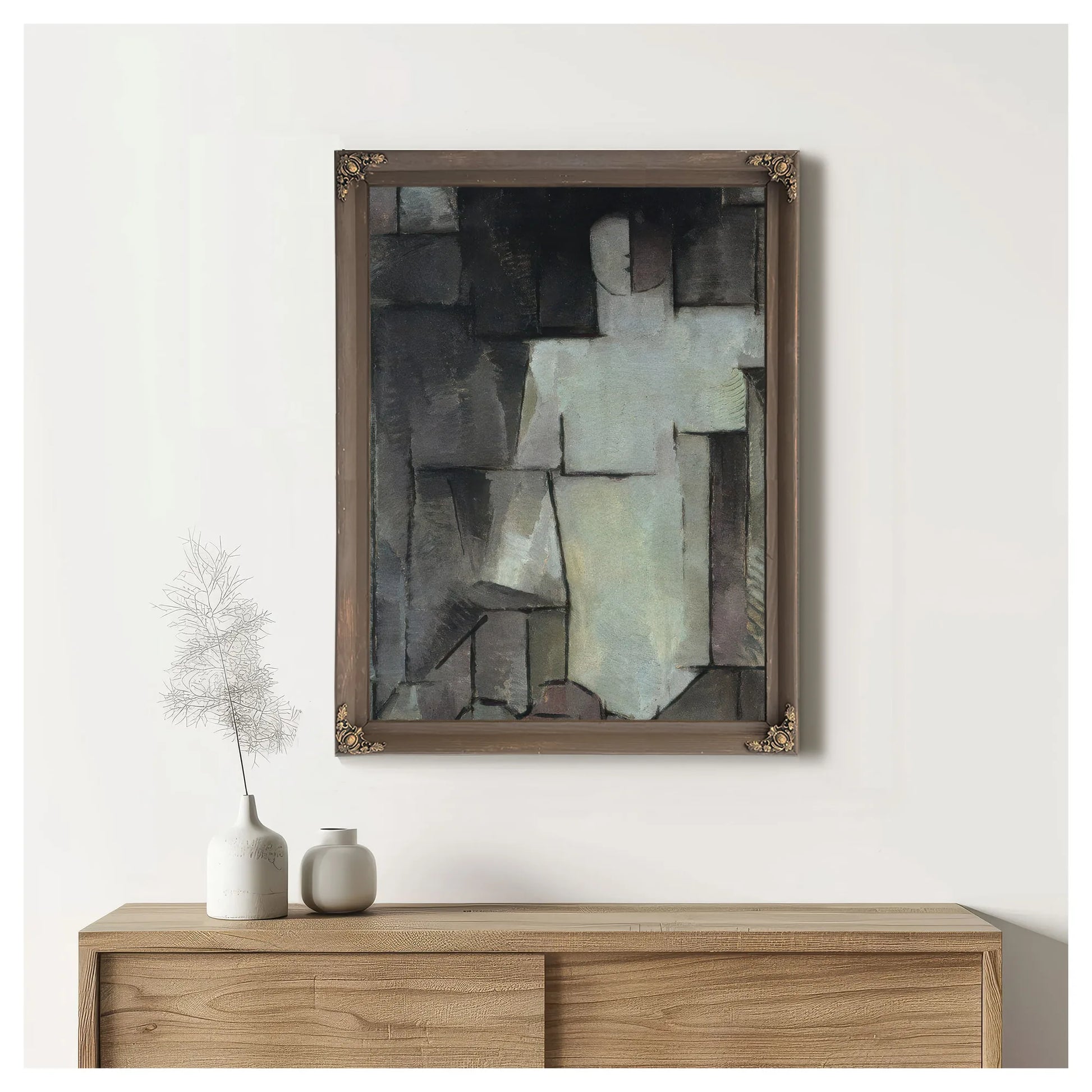 Nude 1911 1912 Oil On Canvas 1400X980Mm Haags Gemeentenmuseum By Piet Mondrian Fine Art Print
