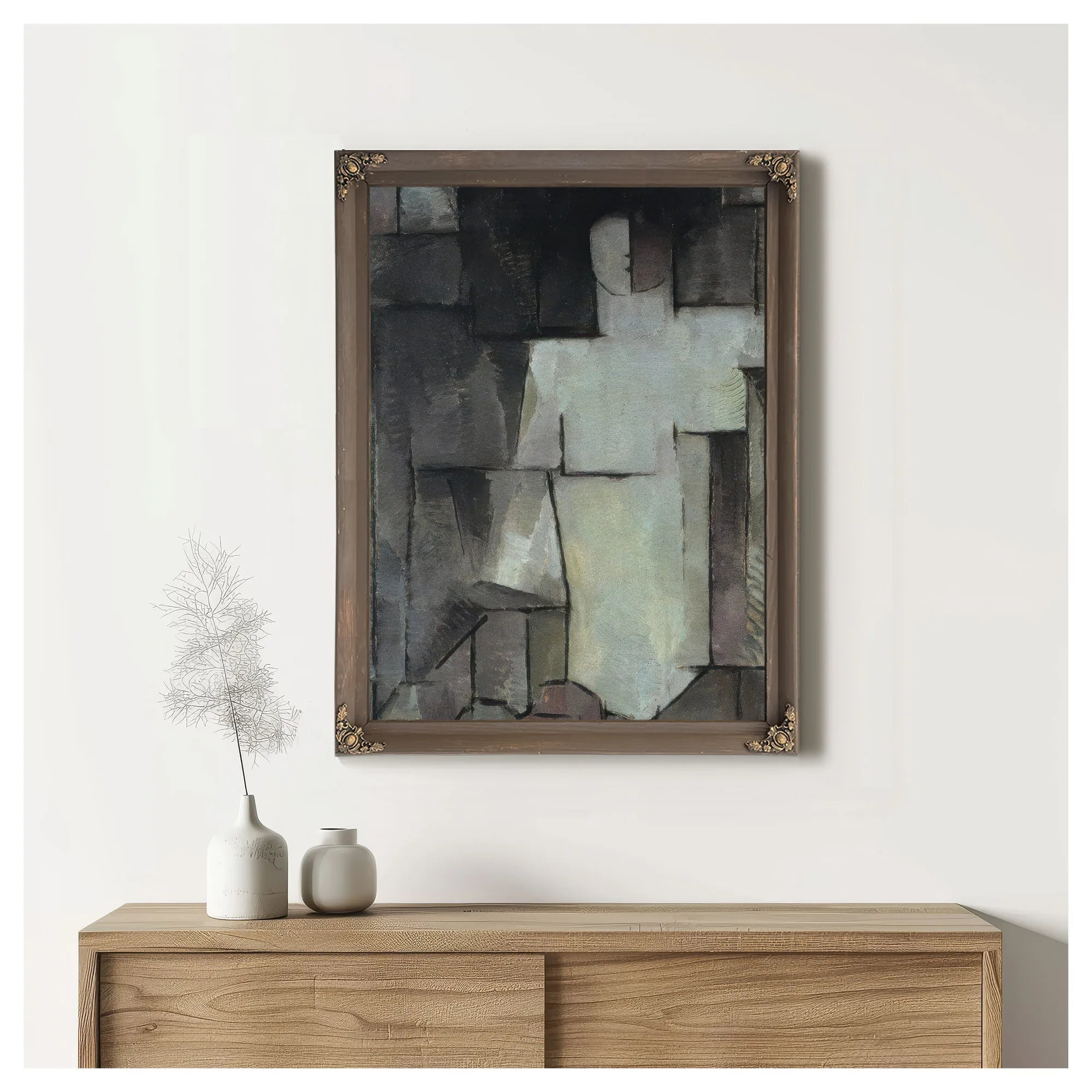 Nude 1911 1912 Oil On Canvas 1400X980Mm Haags Gemeentenmuseum By Piet Mondrian Fine Art Print
