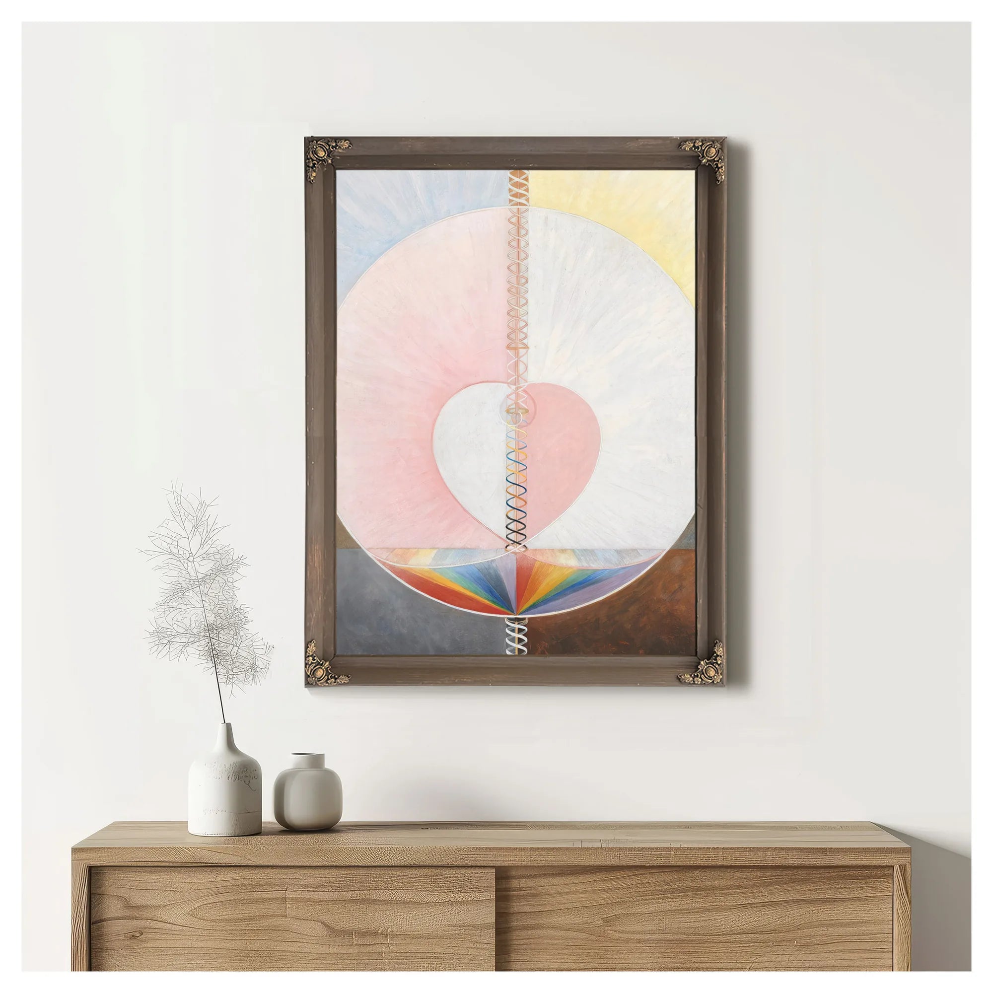 Group Ix Uw No 25 The Dove No 1 1915 By Hilma Af Klint Fine Art Print