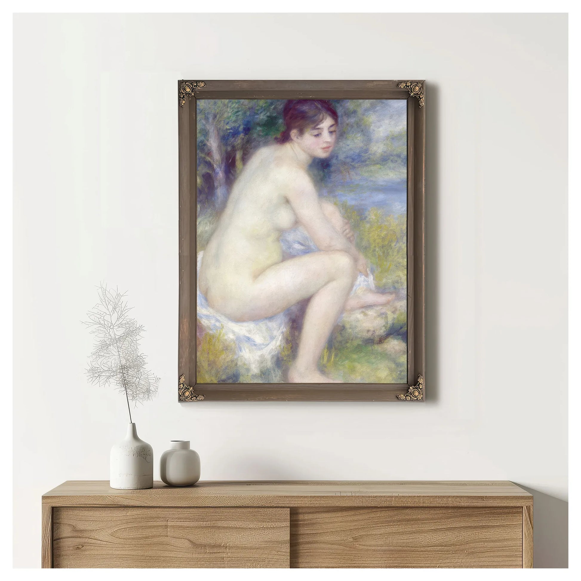 Nude In A Landscape 1 By Pierre Auguste Renoir Fine Art Print