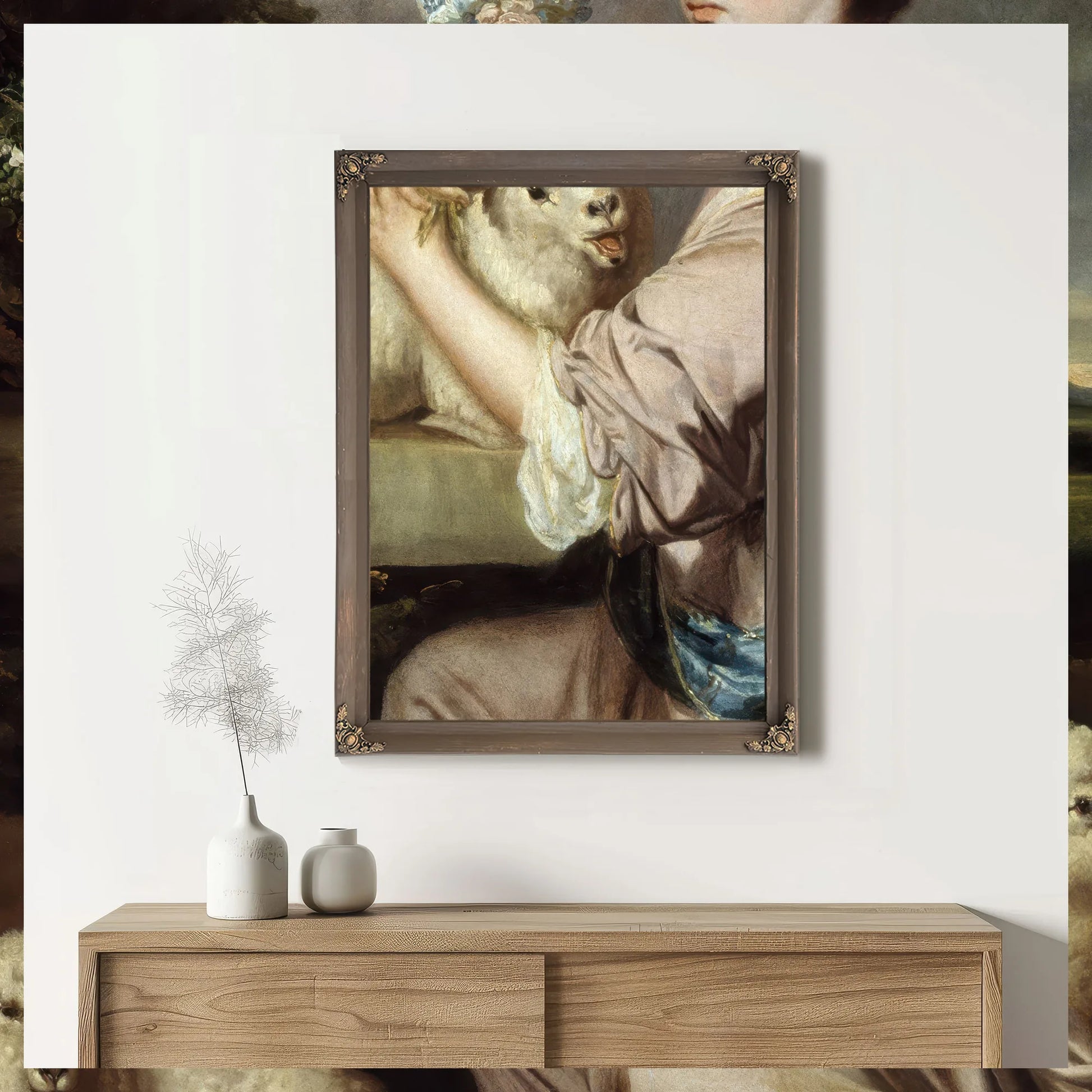 Lady Mary Leslie by Sir Joshua Reynolds Fine Art Print