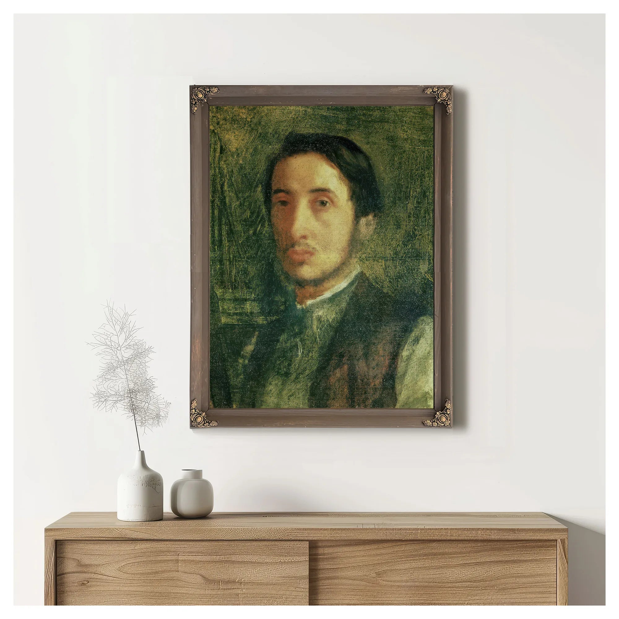 Self Portrait As A Young Man By Edgar Degas Fine Art Print