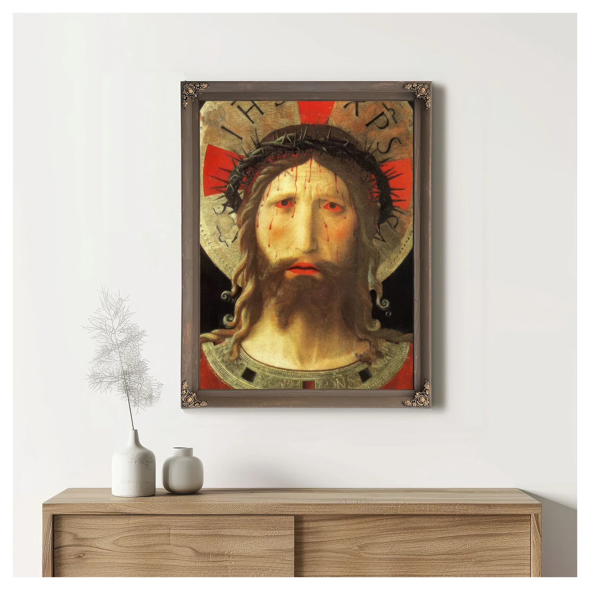 Christ Crowned With Thorns 1439 By Fra Angelico Fine Art Print