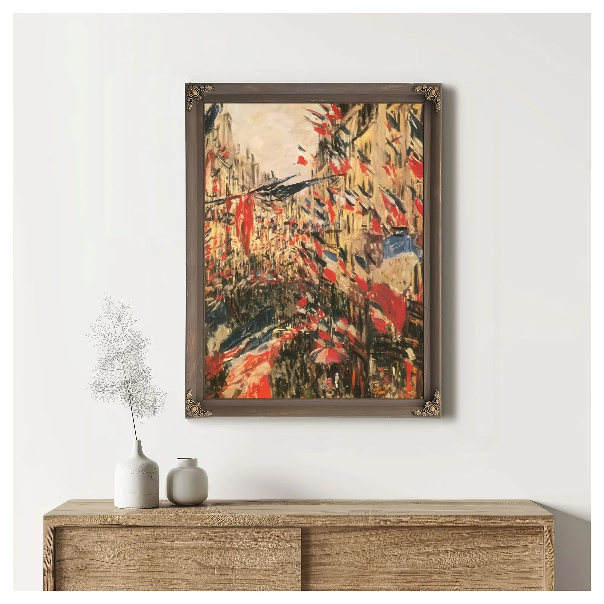 The Rue Saint Denis By Claude Monet Fine Art Print