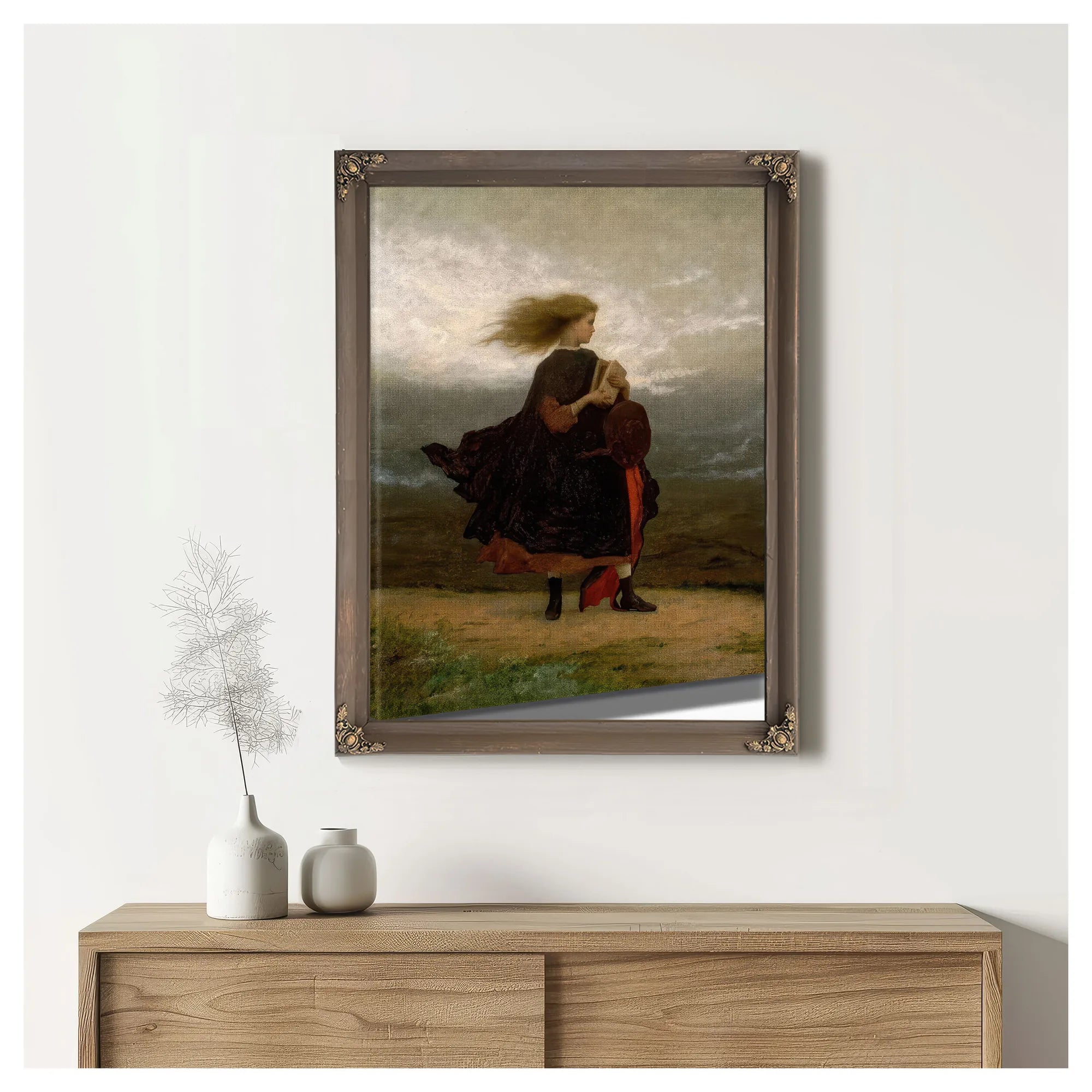 The Girl I Left Behind Me by Eastman Johnson Fine Art Print