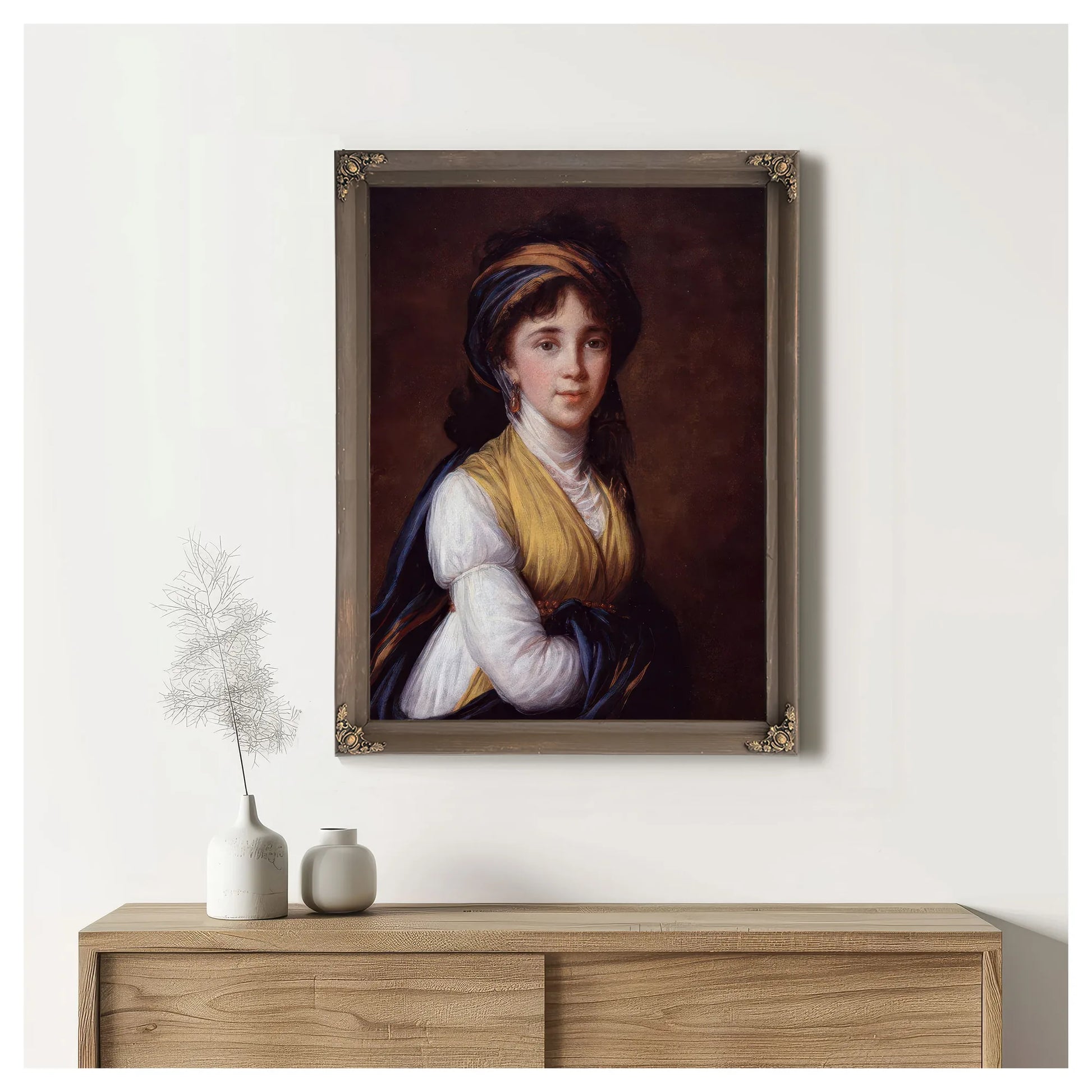 Portrait Of Princess Belozersky By Elisabeth Vigee Le Brun Fine Art Print