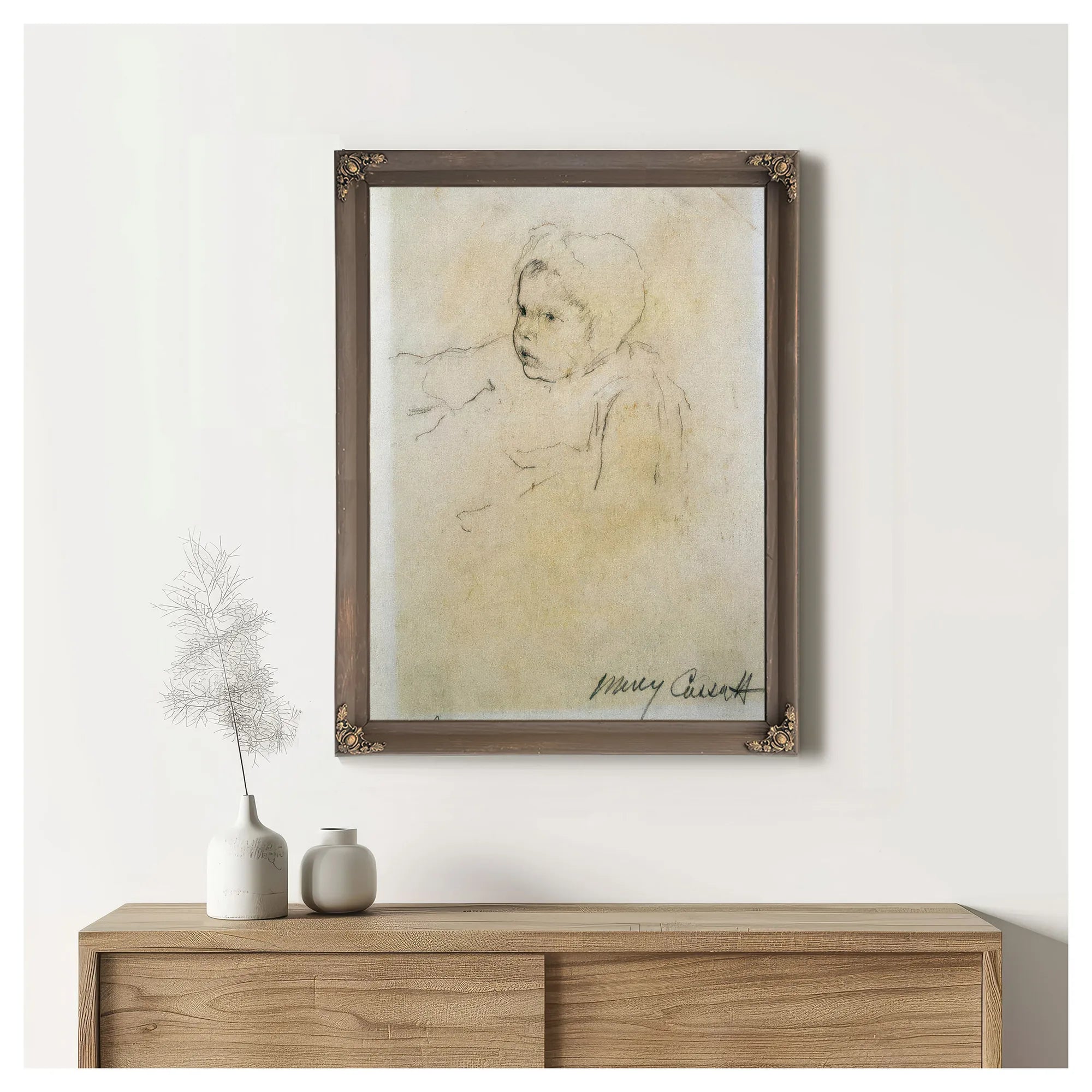 Baby By Mary Cassatt Fine Art Print