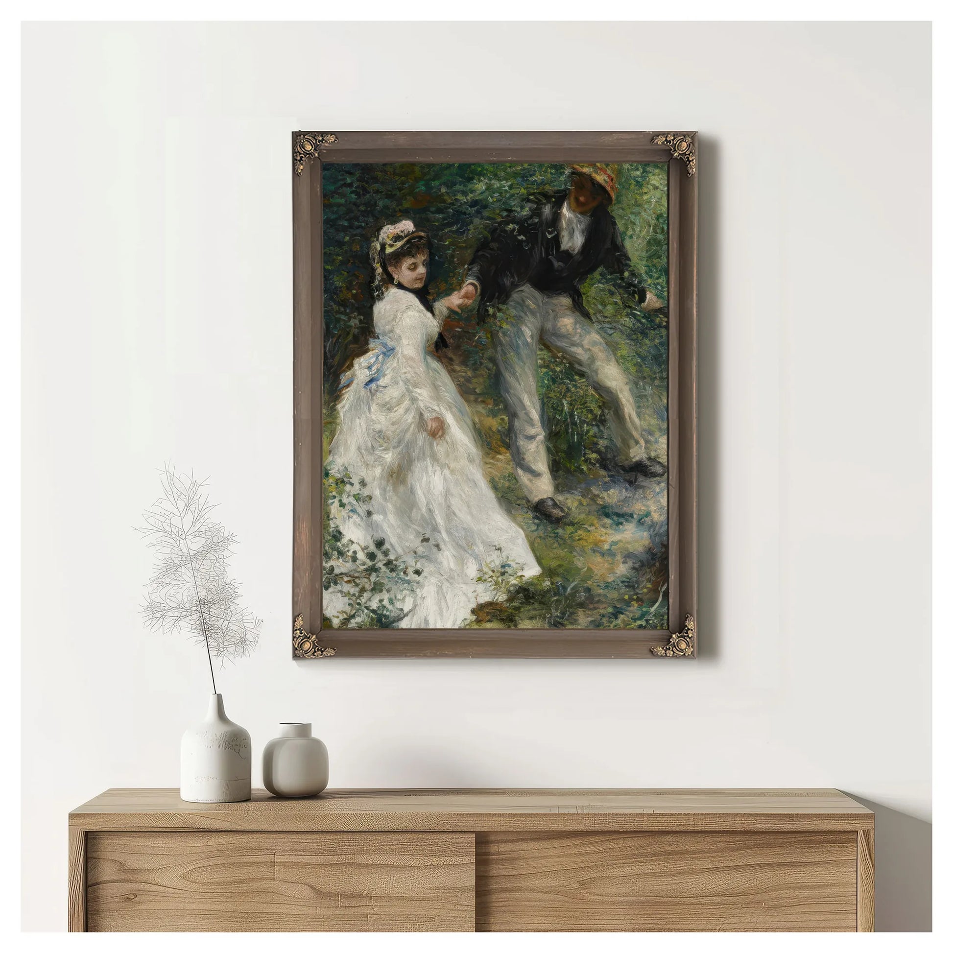 La Promenade 1 By Pierre Auguste Renoir Fine Art Print