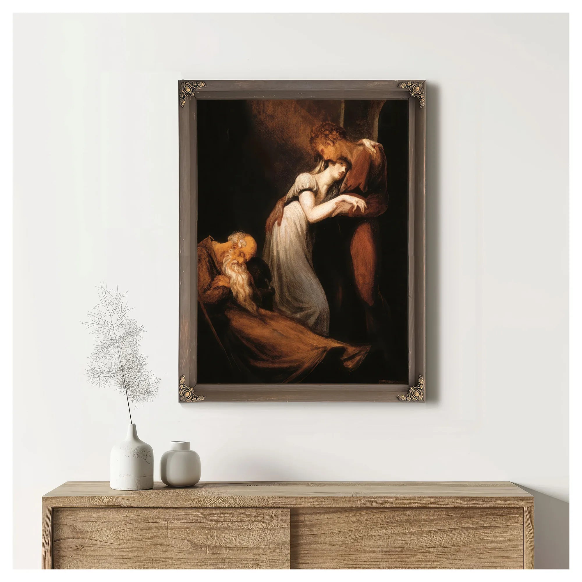 Huon And Amanda With The Dead Alphonso By Henry Fuseli Fine Art Print