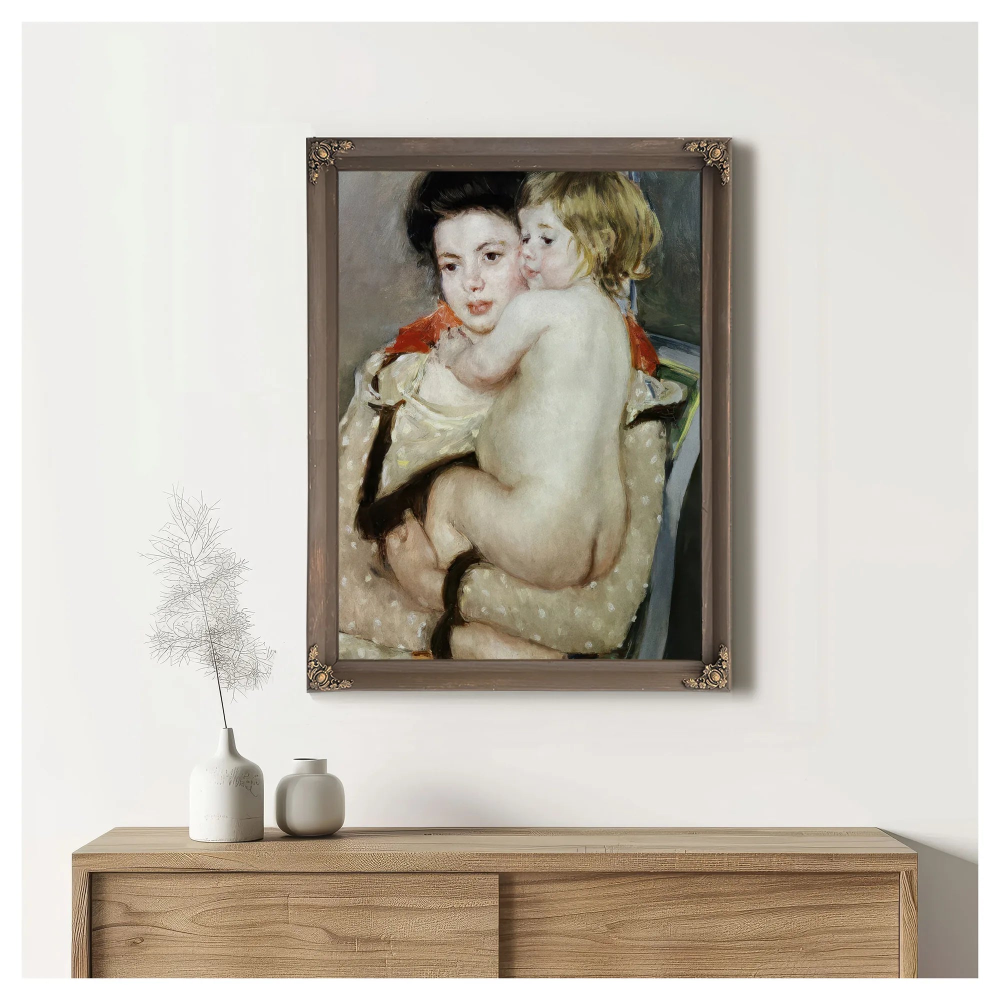 Mother And Child 2 By Mary Cassatt Fine Art Print