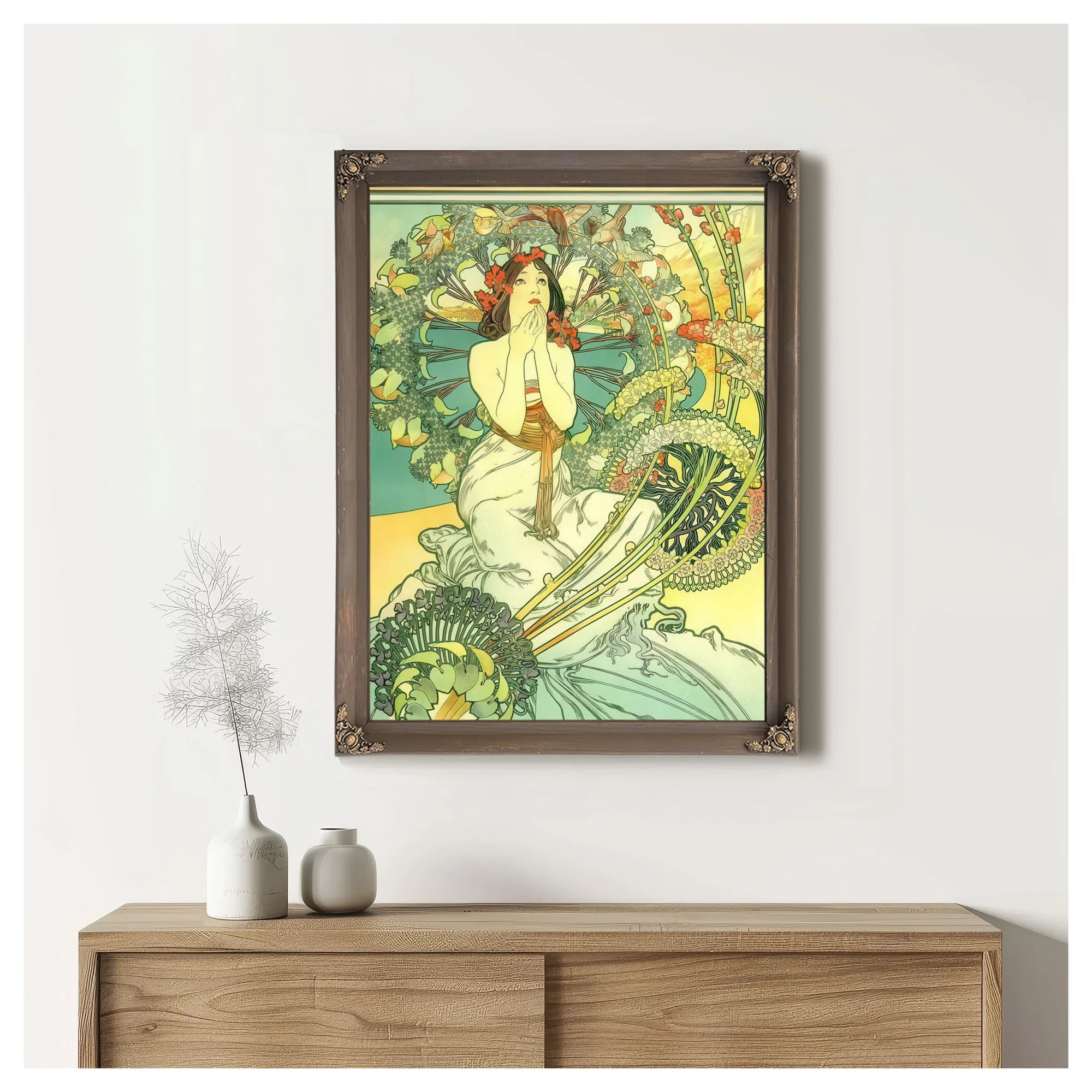 Monaco Monte Carlo By Alphonse Mucha Fine Art Print