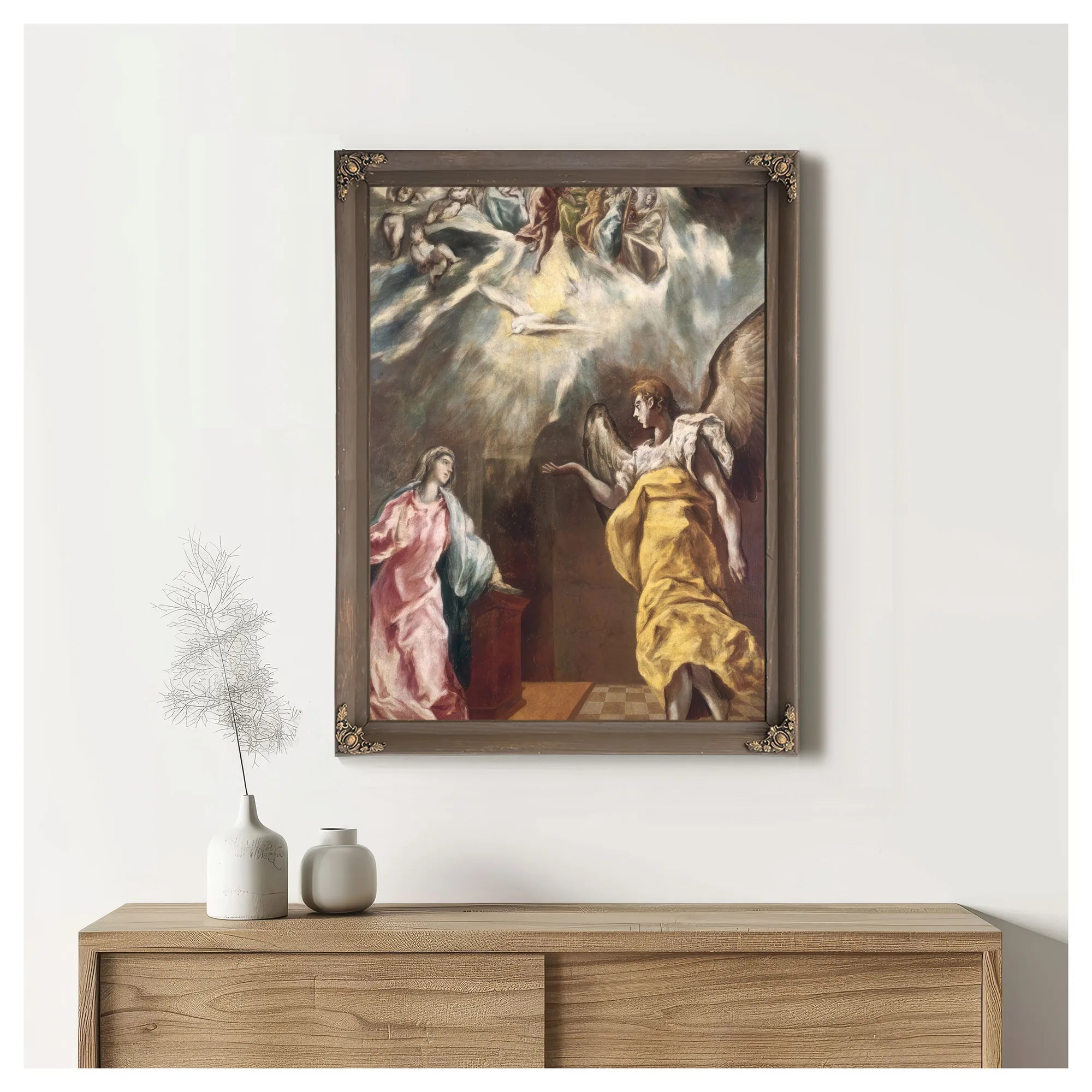 The Annunciation 2 By El Greco Fine Art Print