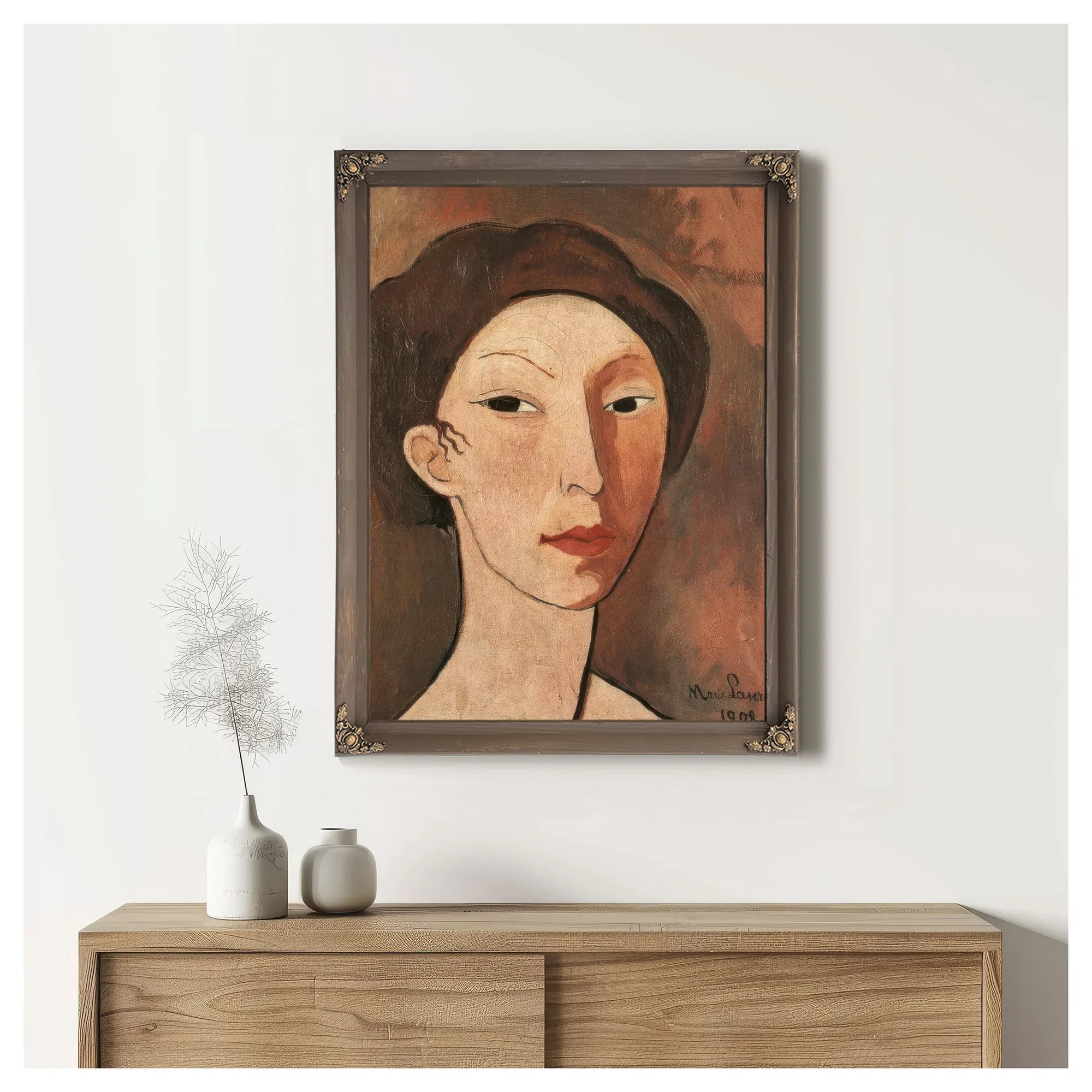 Self Portrait 1908 1908 By Marie Laurencin Fine Art Print