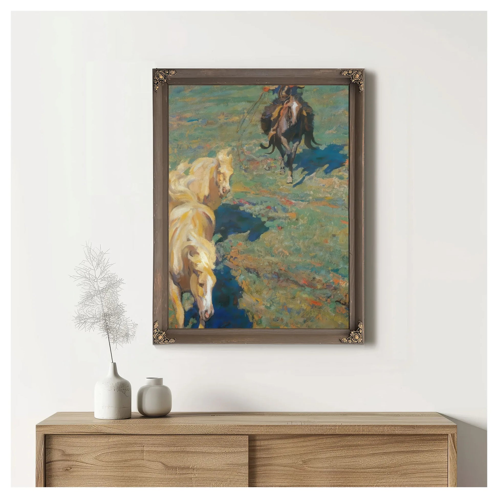 The Palomino Mare By Maynard Dixon Fine Art Print
