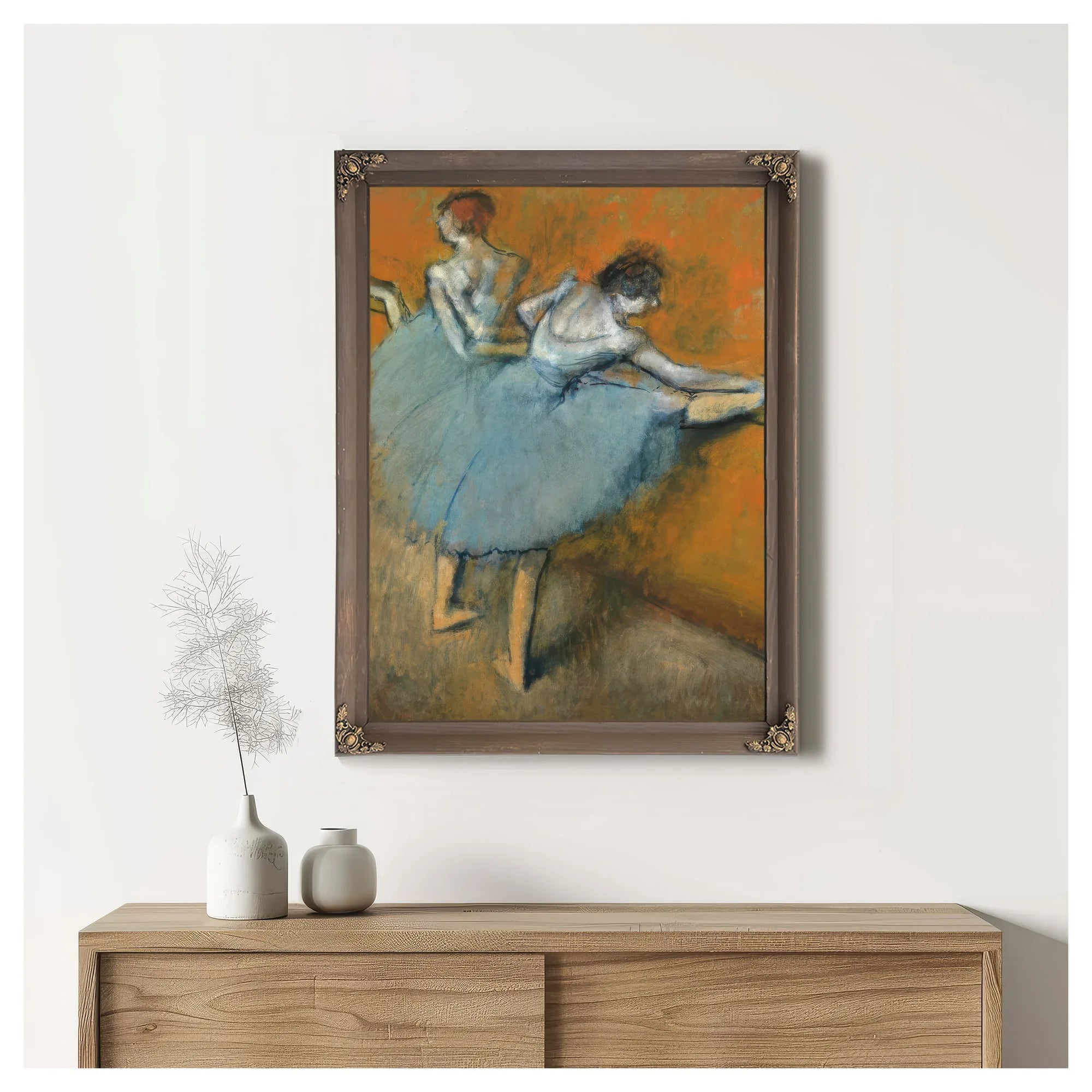 Dancers At The Barre By Edgar Degas Fine Art Print