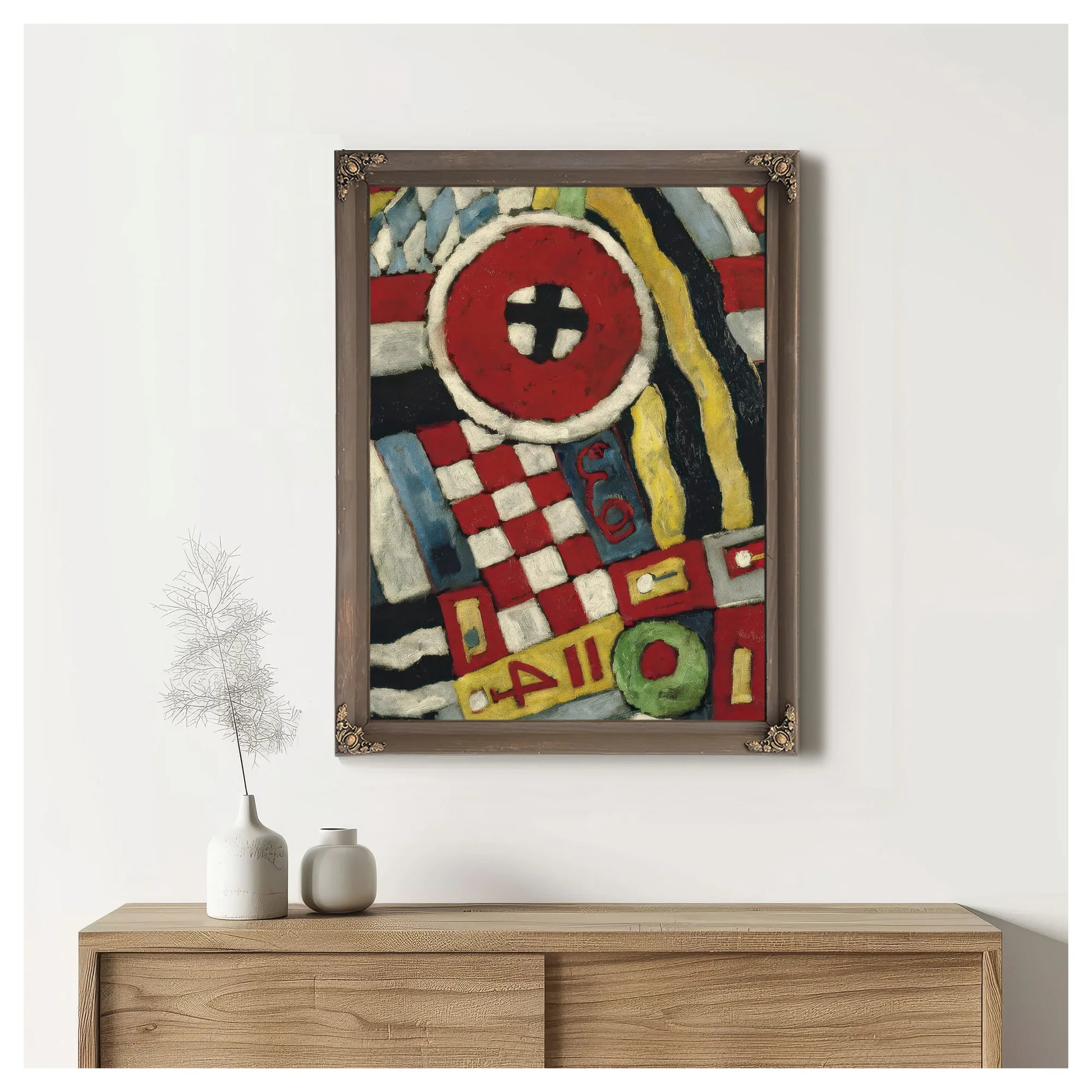 Berlin Abstraction By Marsden Hartley Fine Art Print