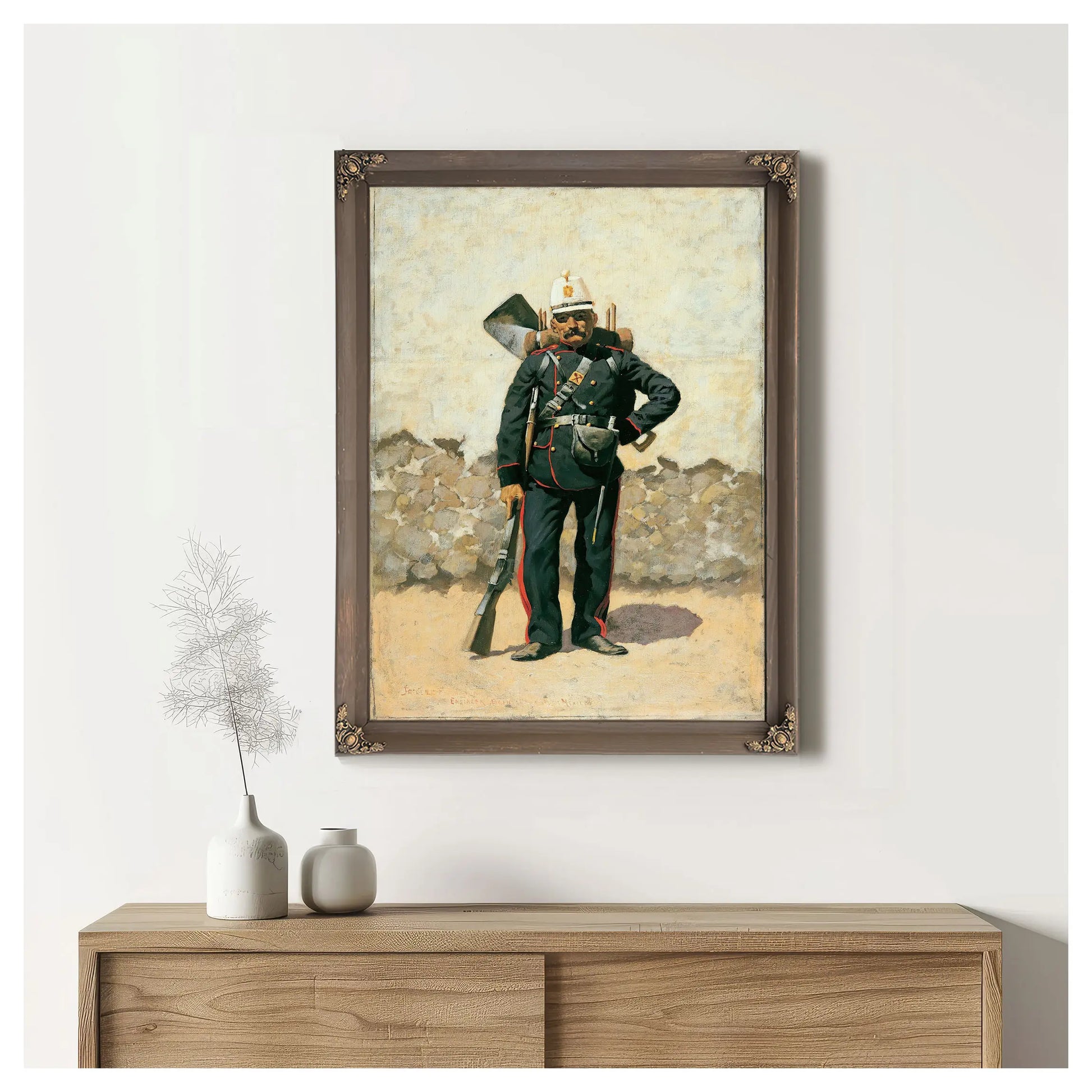 Full Dress Engineer by Frederic Remington