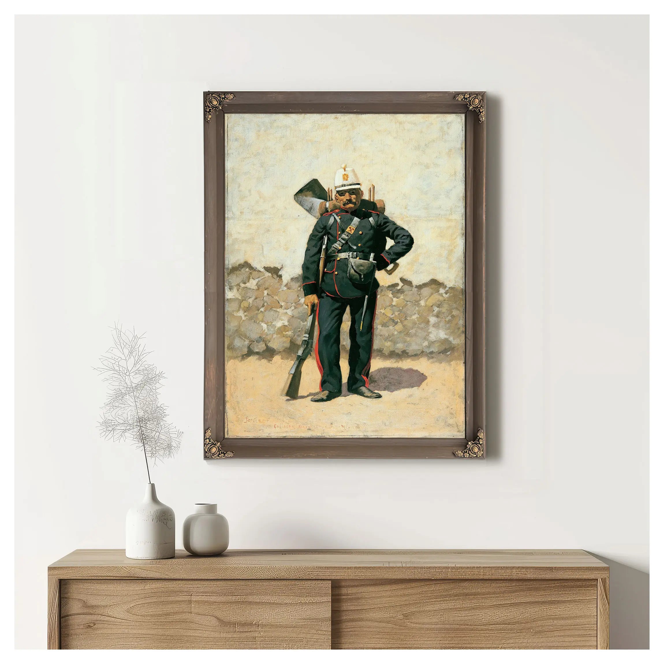 Full Dress Engineer by Frederic Remington