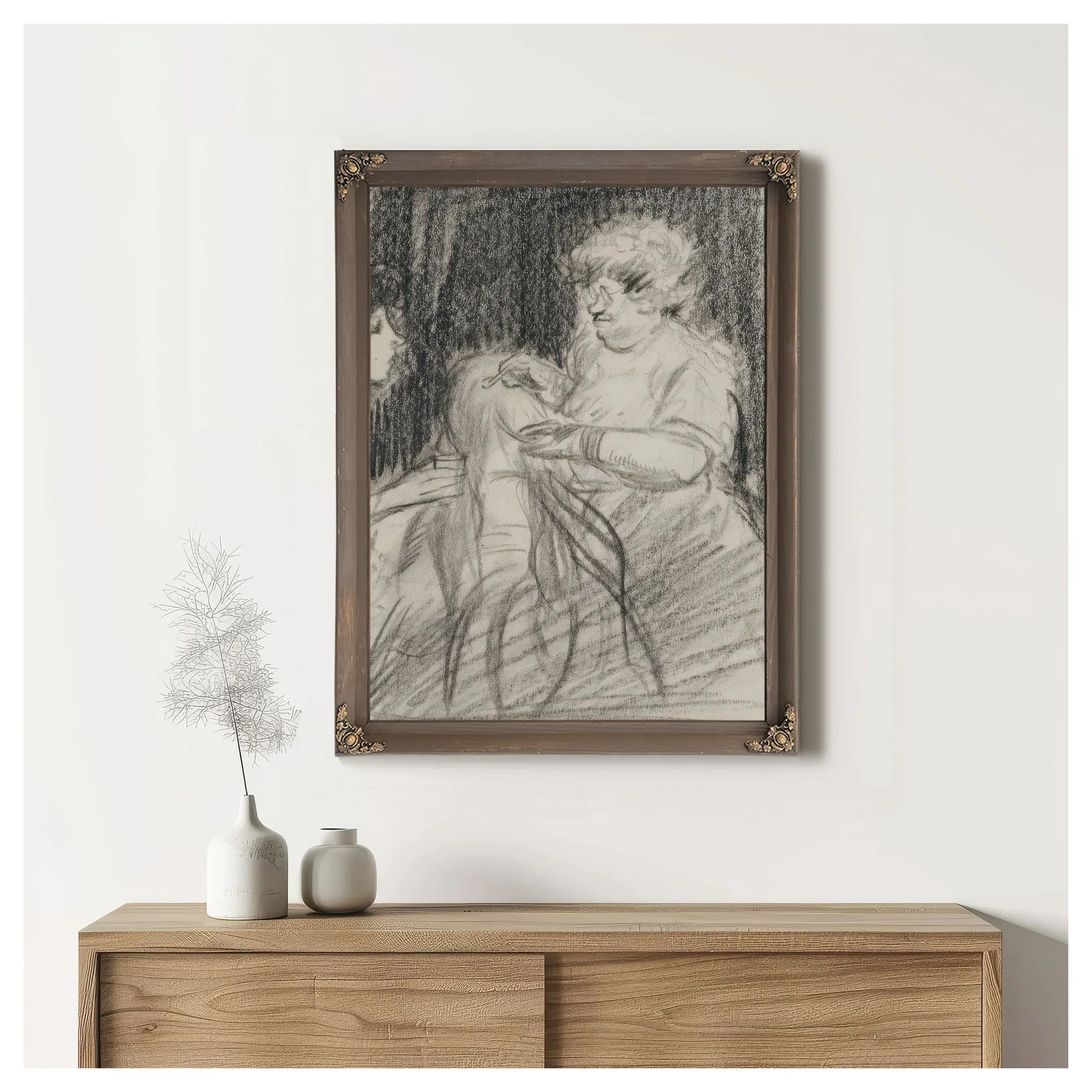 Study For Hairdresser's Window By John Sloan Fine Art Print