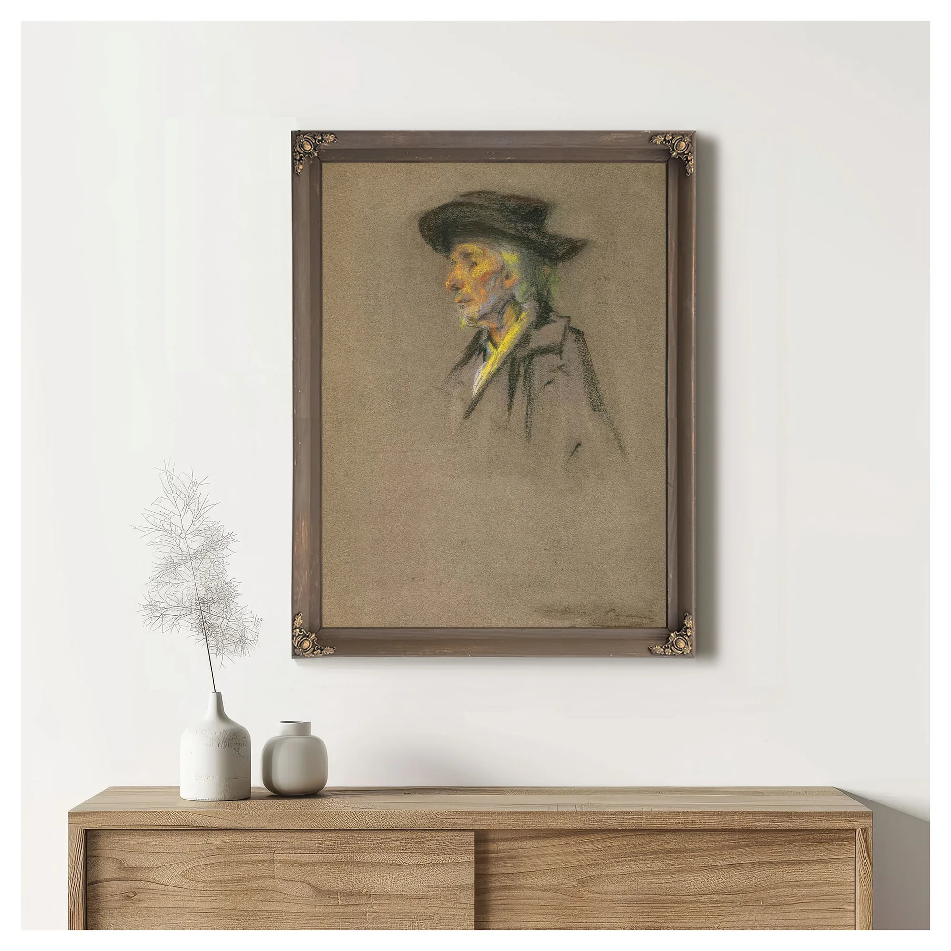 Old Peasant By Alice Pike Barney Fine Art Print