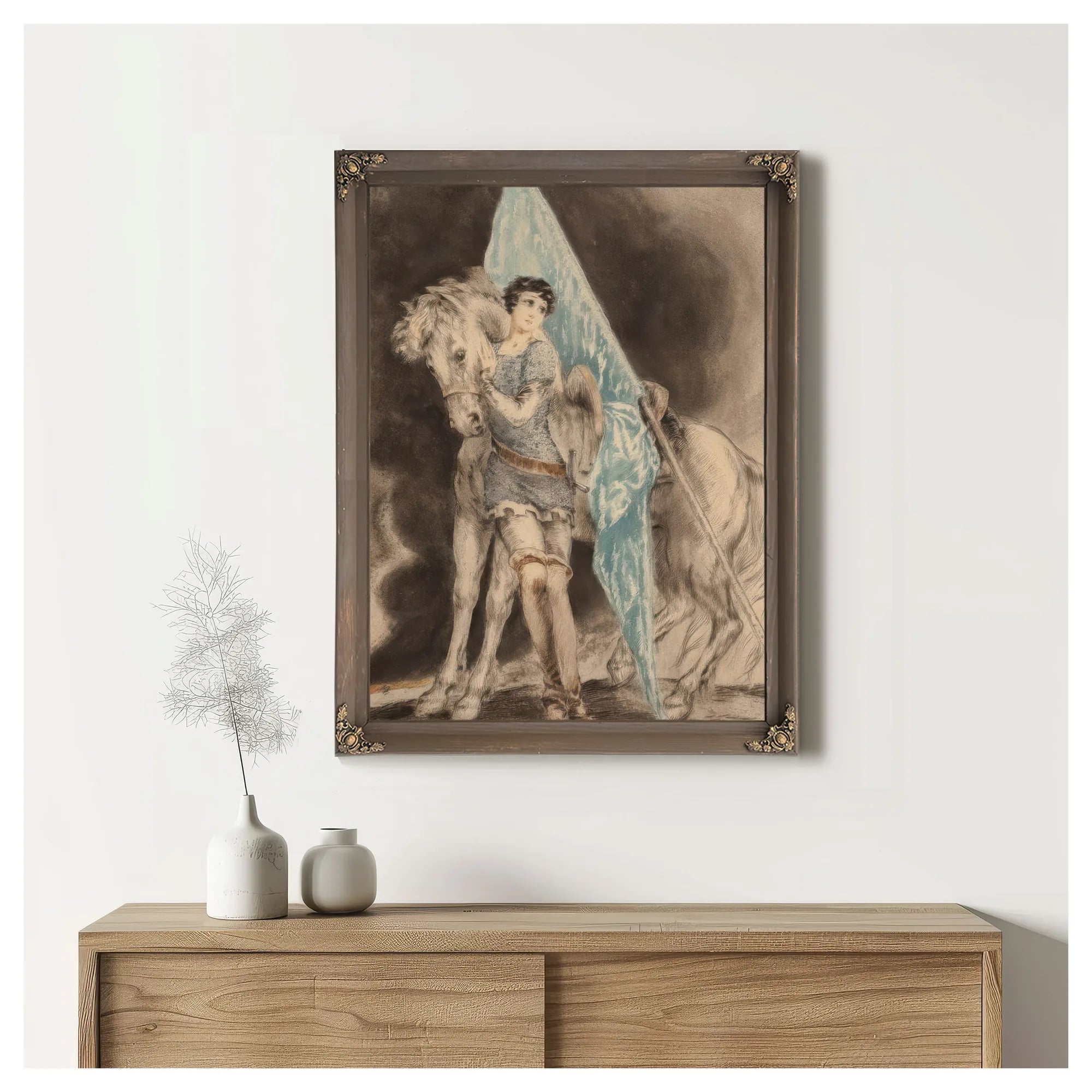 Jeanne D Arc By Louis Icart Fine Art Print