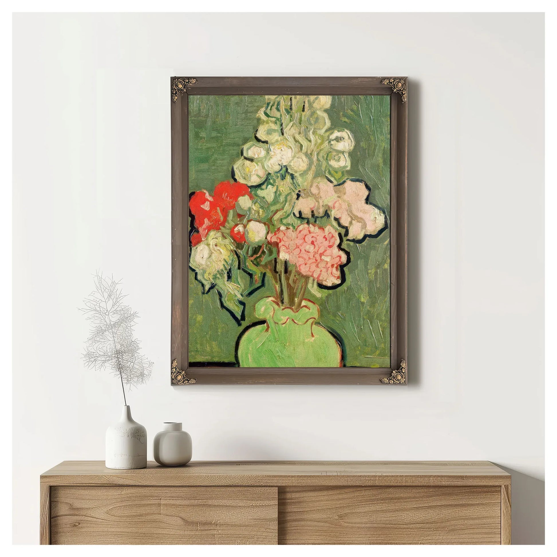 Bouquet Of Flowers By Vincent Van Gogh Fine Art Print
