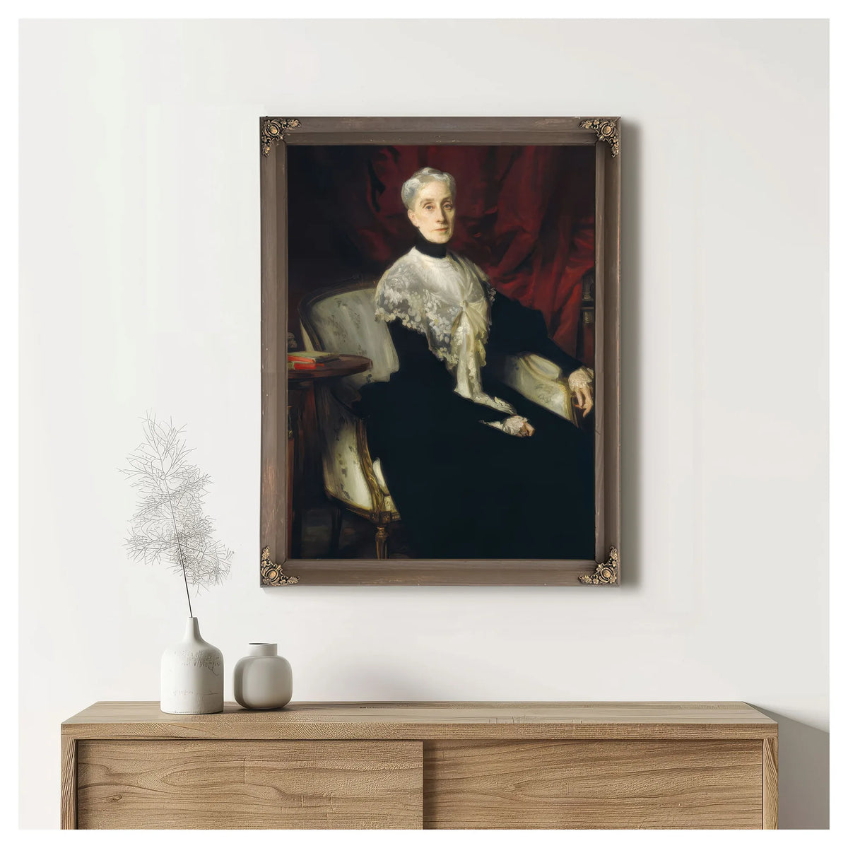 Ellen Peabody Endicott (Mrs. William Crowninshield Endicott) By John Singer Sargent Fine Art Print