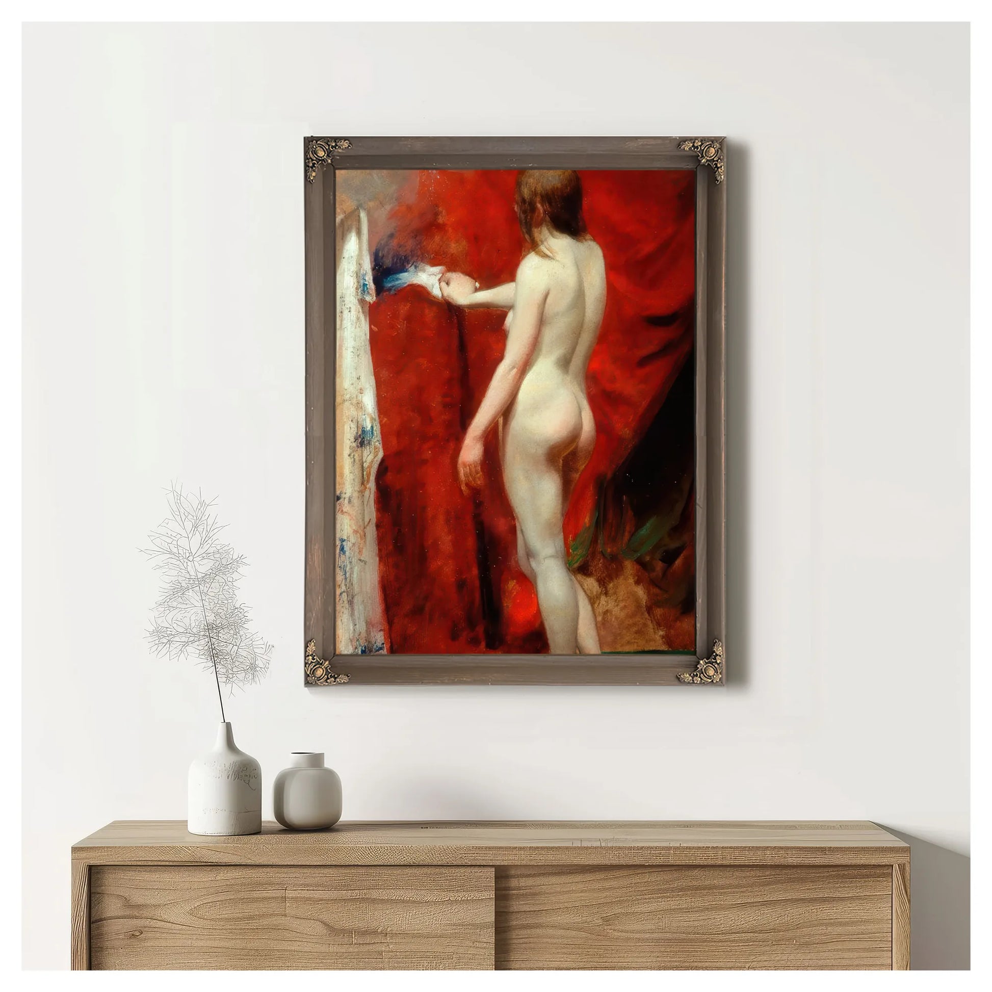 Back View Of A Woman By William Etty Fine Art Print