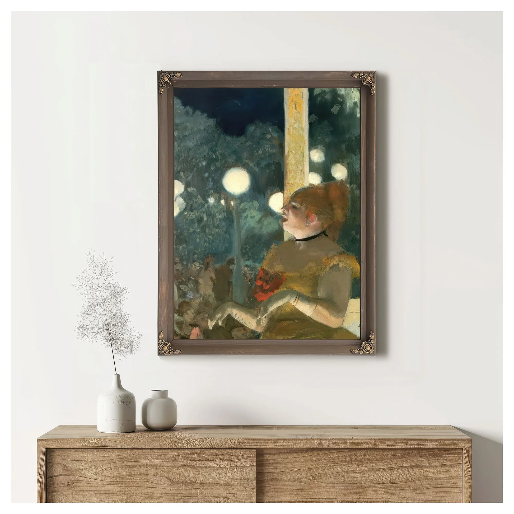 Cafe Concert The Song Of The Dog By Edgar Degas Fine Art Print