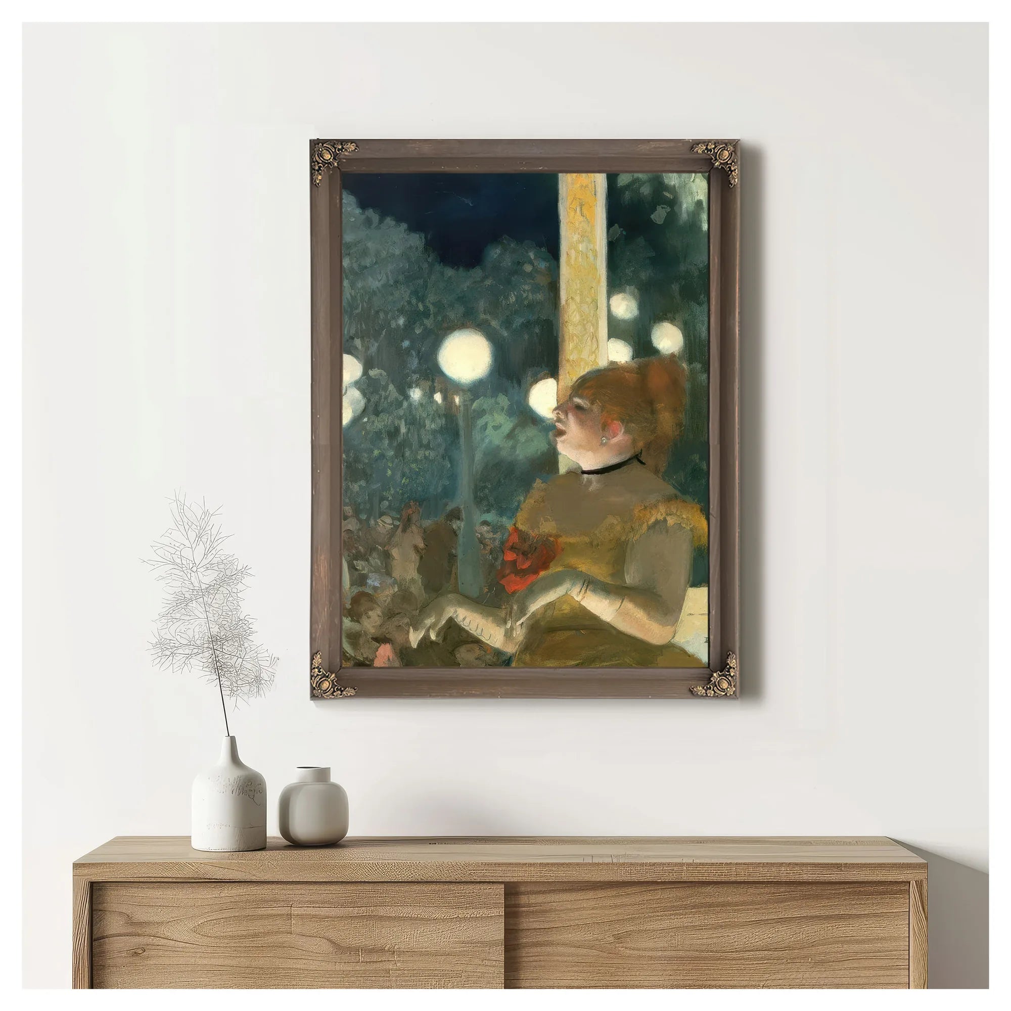 Cafe Concert The Song Of The Dog By Edgar Degas Fine Art Print