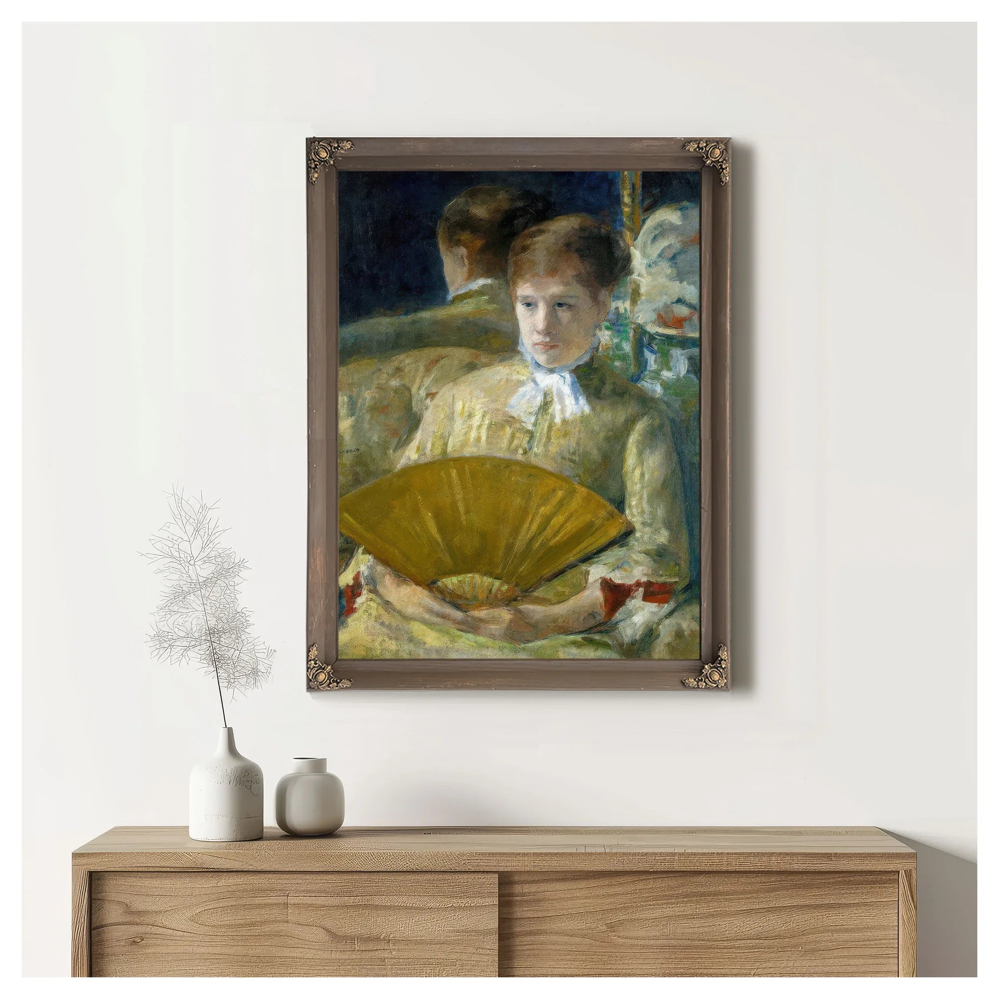 Miss Mary Ellison By Mary Cassatt Fine Art Print