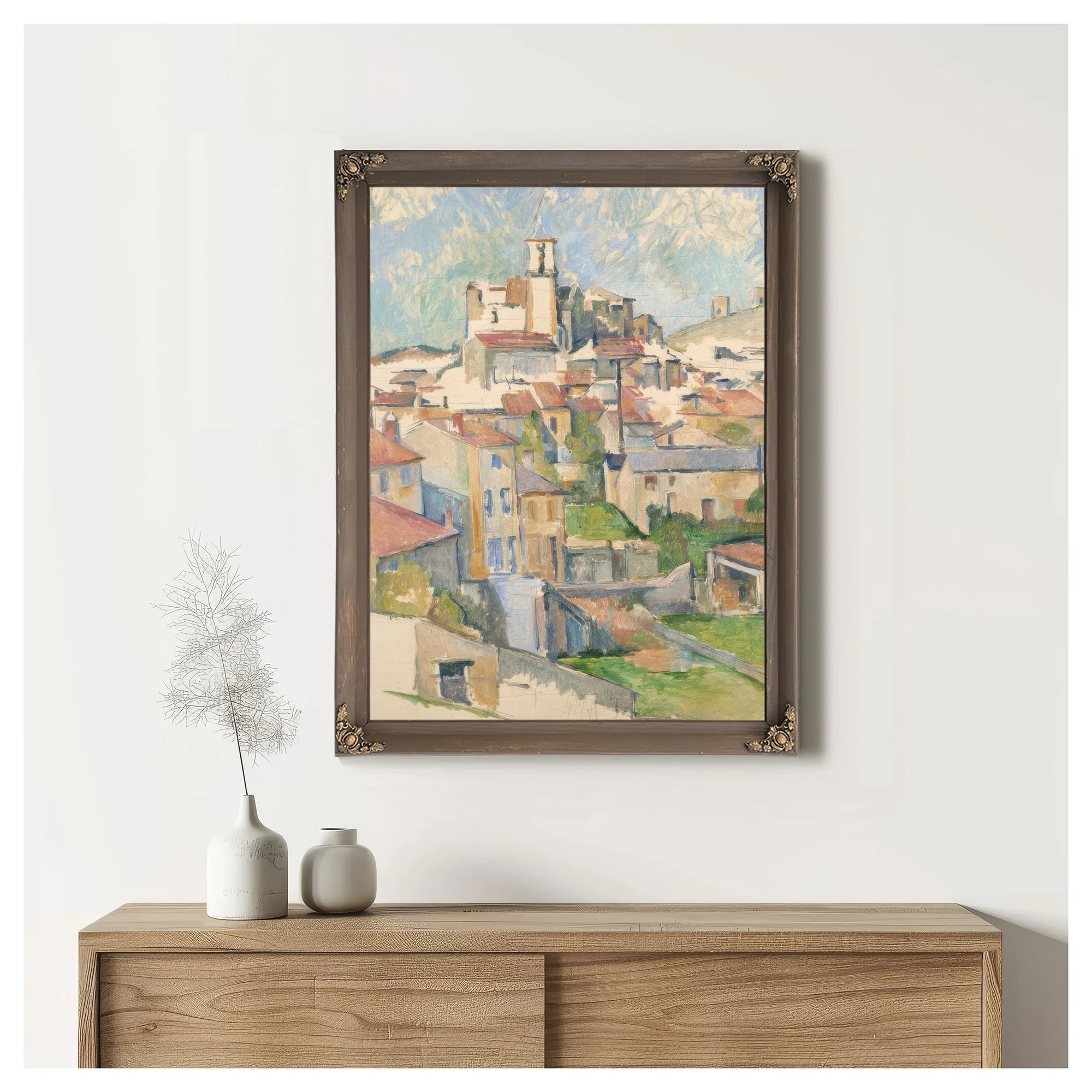 Gardanne By Paul Cezanne Fine Art Print
