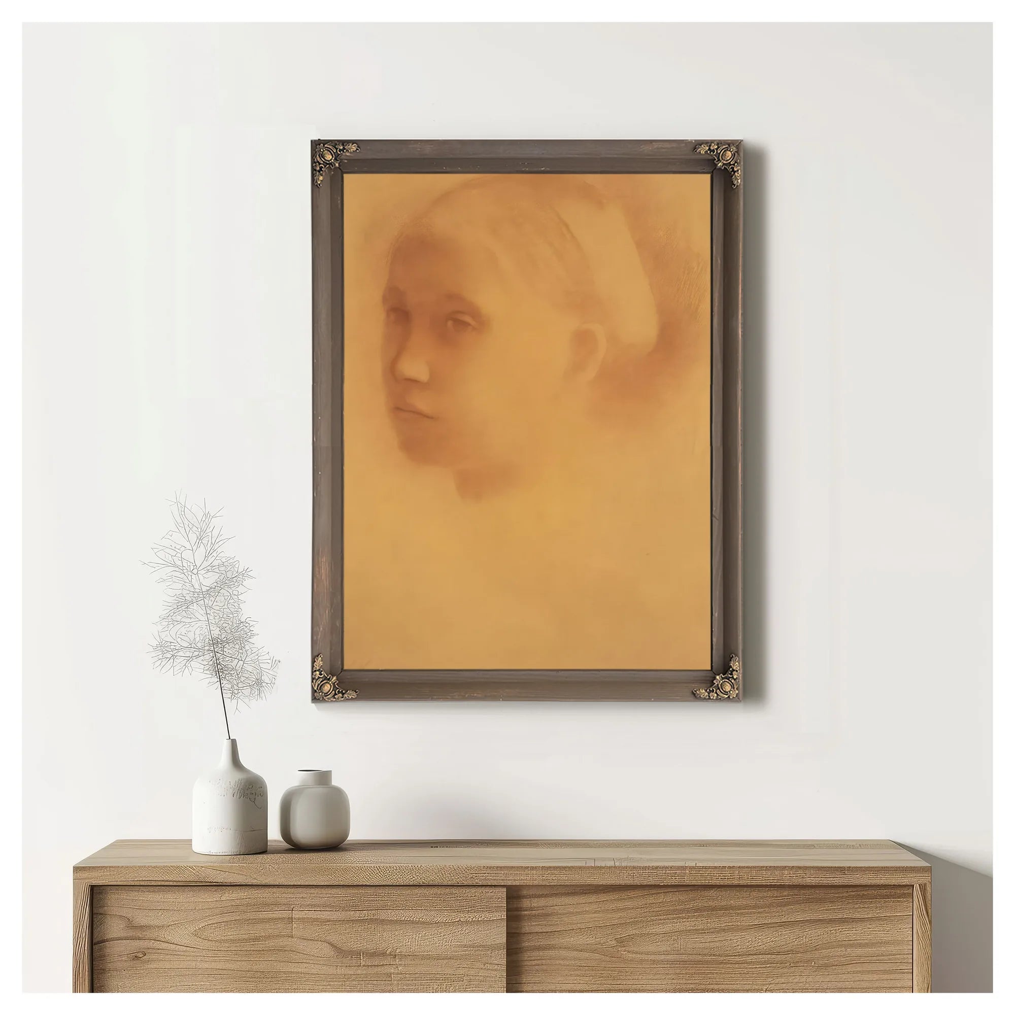 Marguerite Degas Enfant By Edgar Degas Fine Art Print