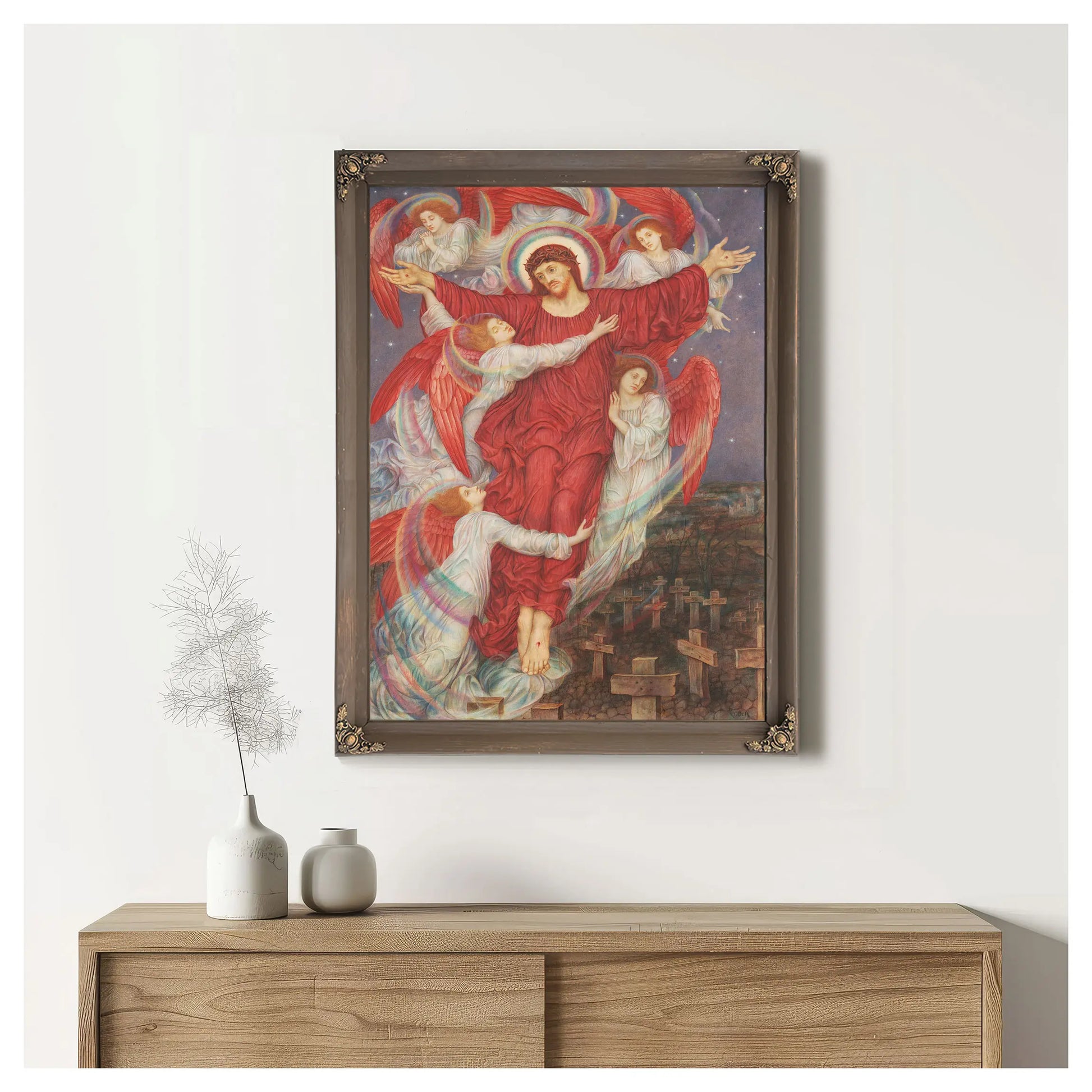 The Red Cross by Evelyn De Morgan