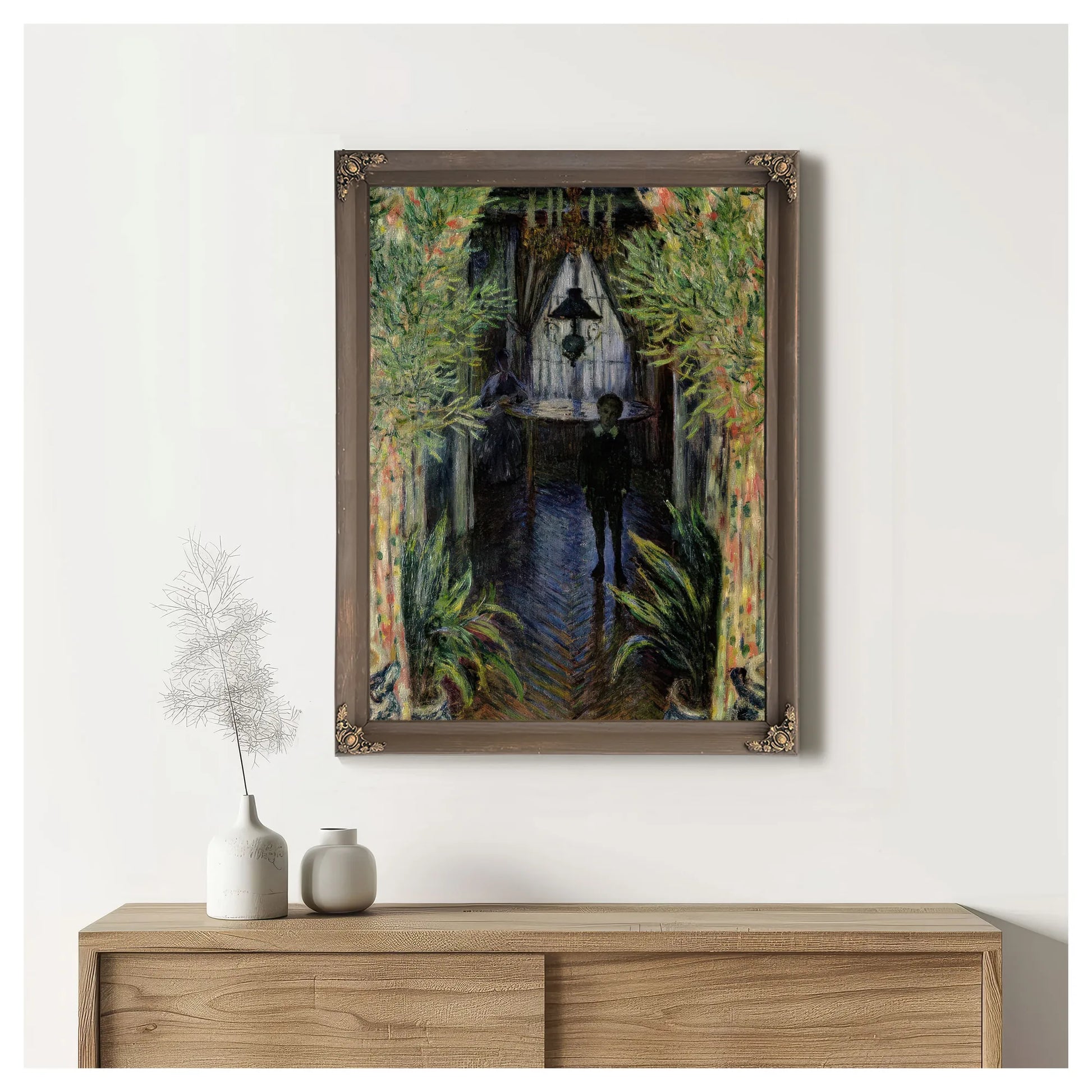 Corner Of A Flat At Argenteuil By Claude Monet Fine Art Print