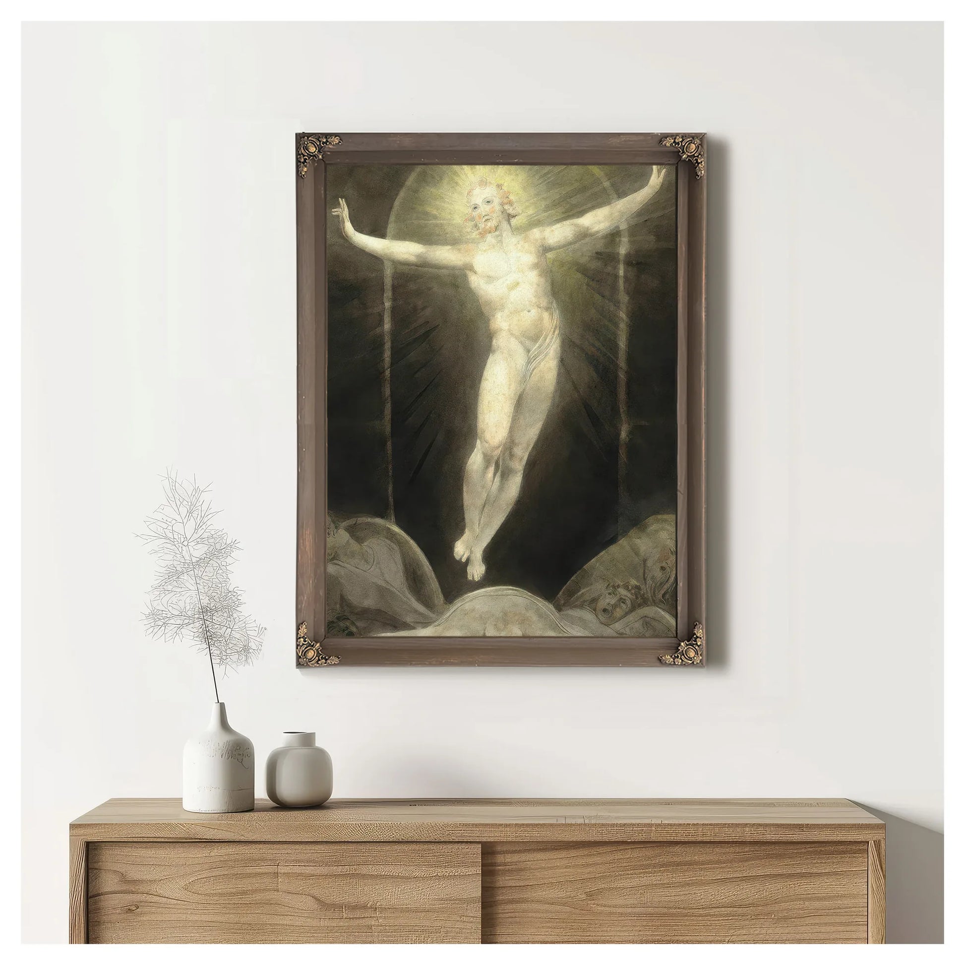 The Resurrection By William Blake Fine Art Print