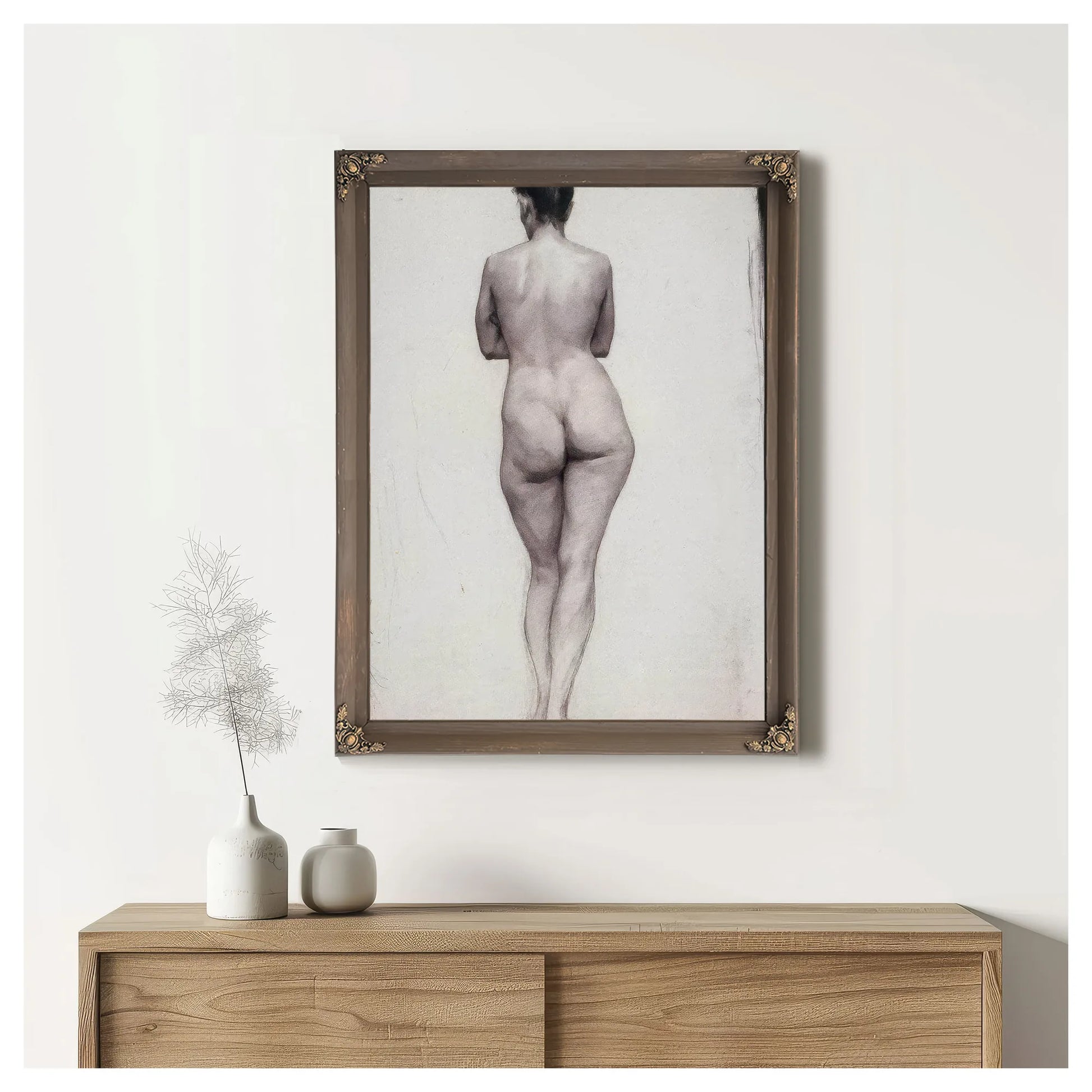 Nude Study By Florine Stettheimer Fine Art Print