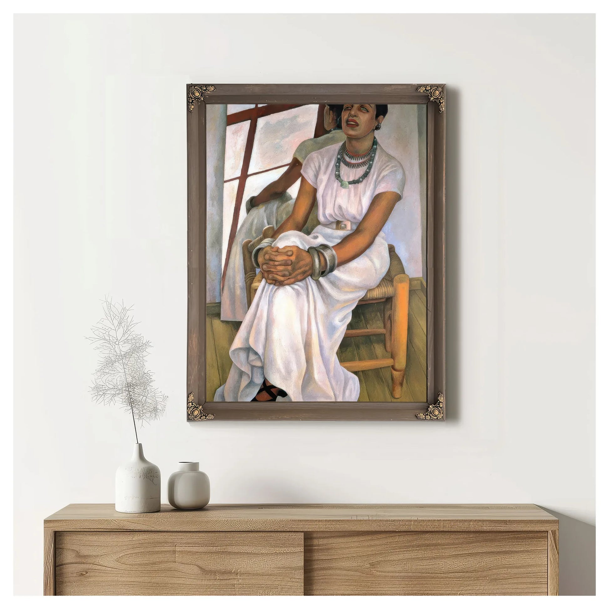 Portrait Of Lupe Marin By Diego Rivera Fine Art Print