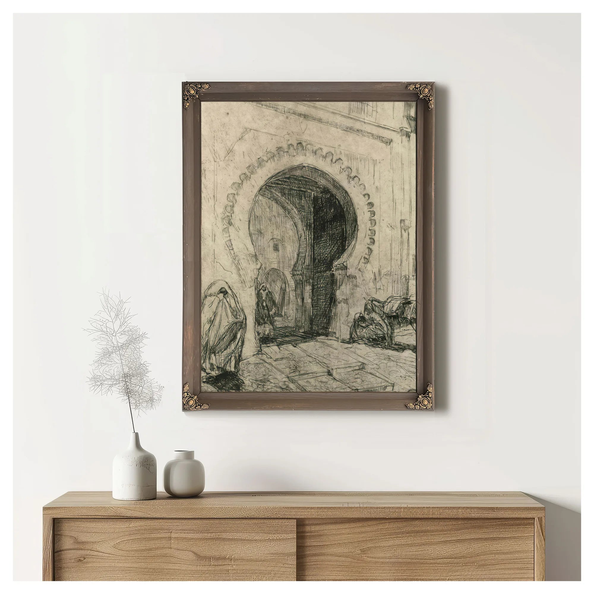Gate In Tangier By Henry Ossawa Tanner Fine Art Print
