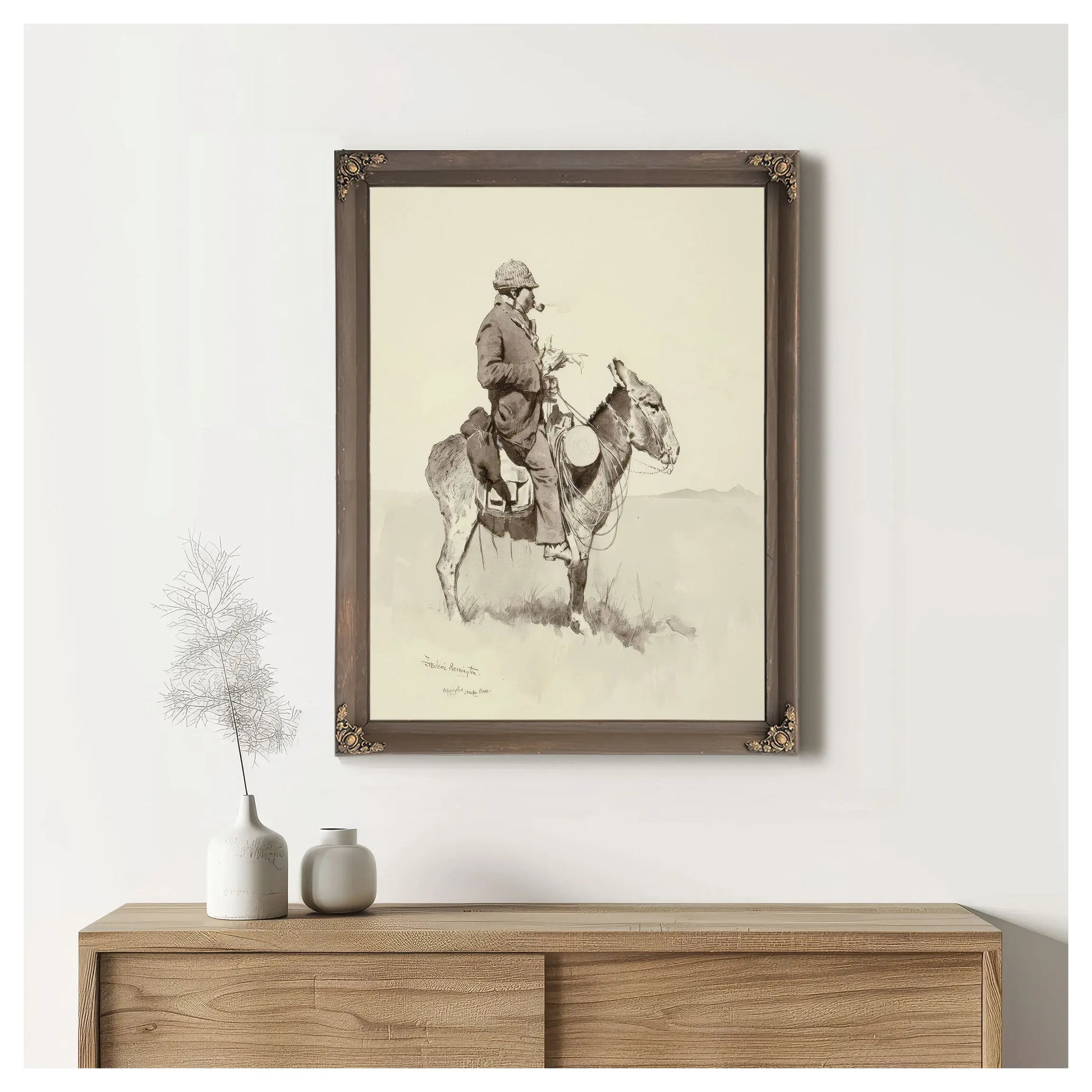 Jacks Man William A Modern Sancho Panza by Frederic Remington
