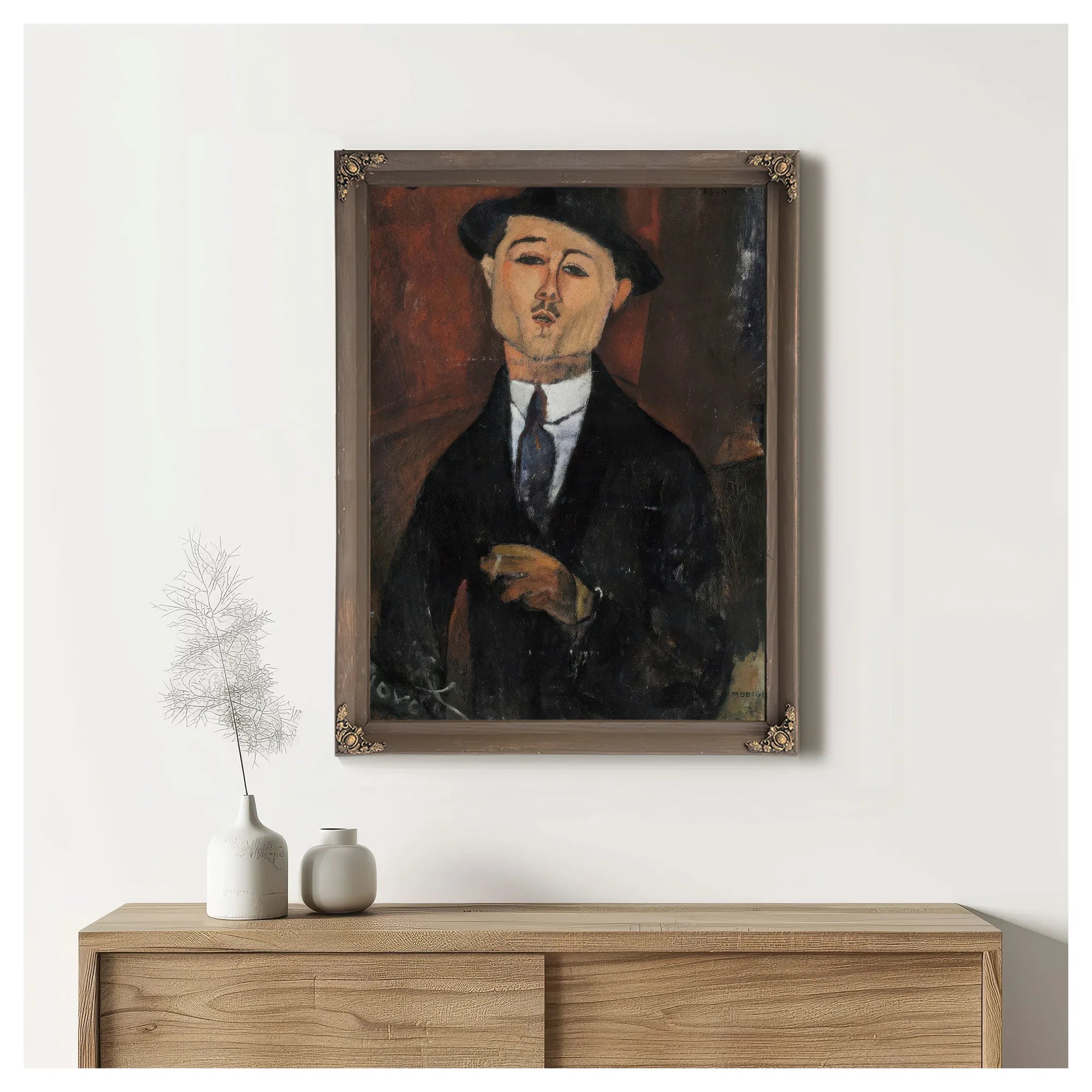 Paul Guillaume Novo Pilota By Amedeo Modigliani Fine Art Print